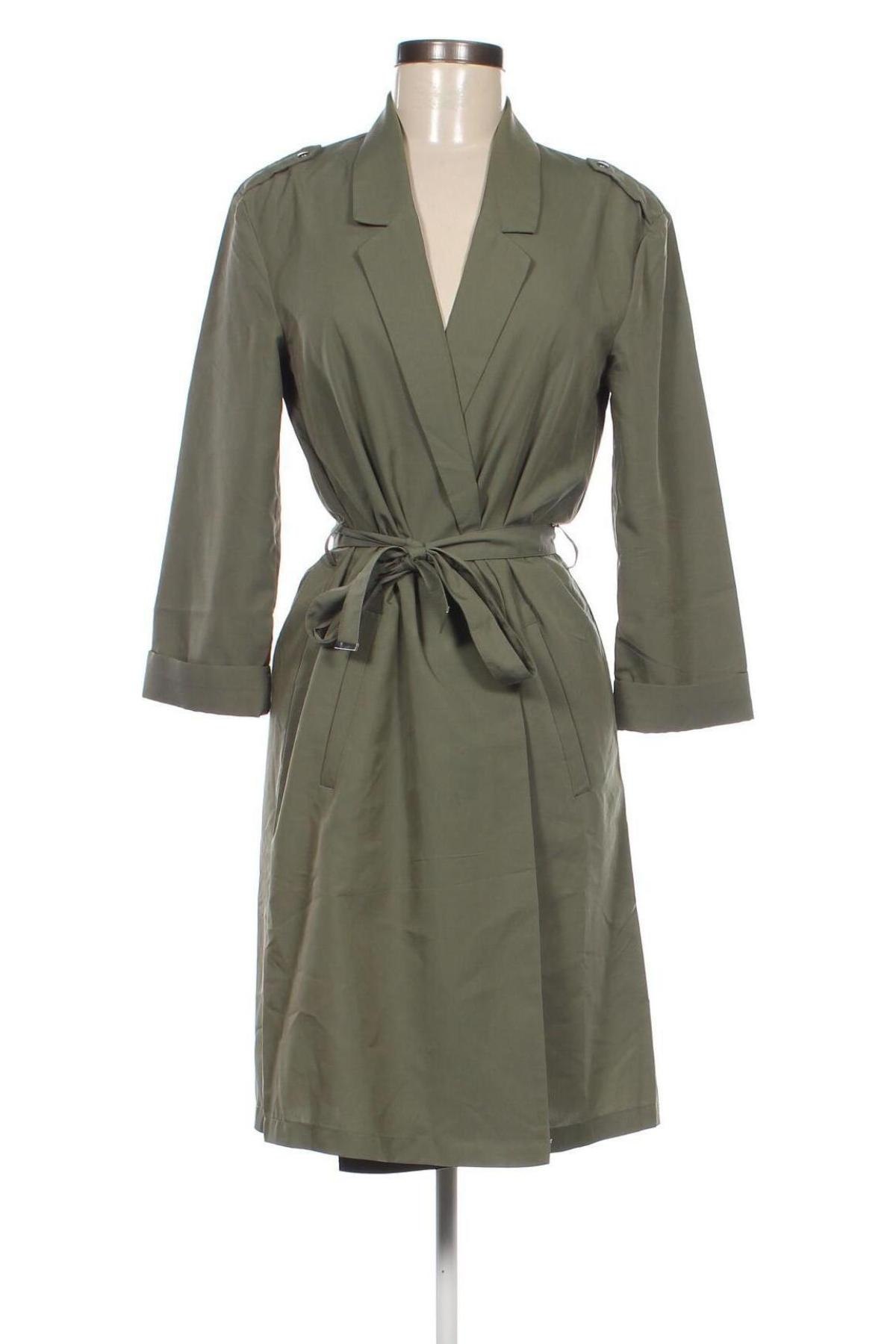 Damen Trench Coat H&M Divided, Größe S, Farbe Grün, Preis € 24,99