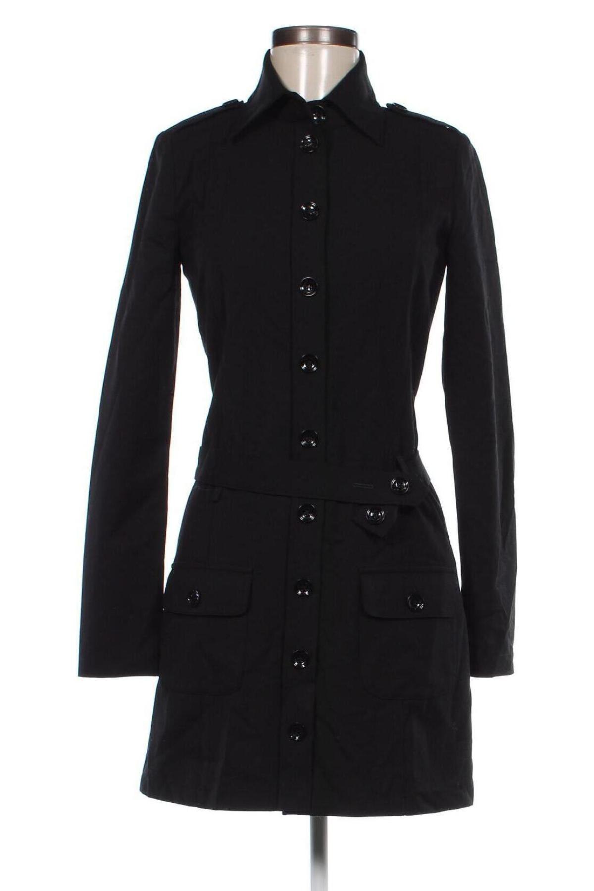 Damen Trenchcoat Patrizia Pepe, Größe S, Farbe Schwarz, Preis 180,99 €