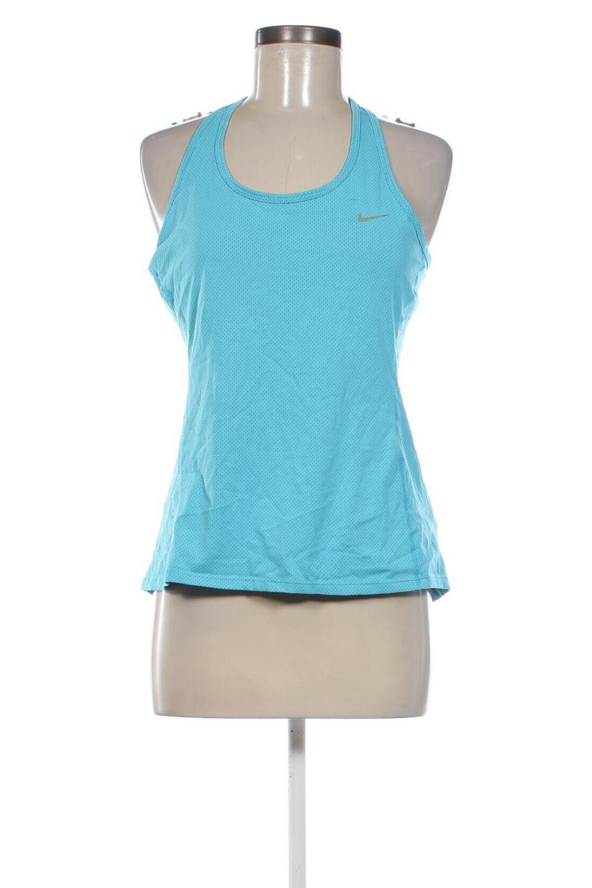 Damen Sporttop Nike, Größe M, Farbe Blau, Preis 22,99 €