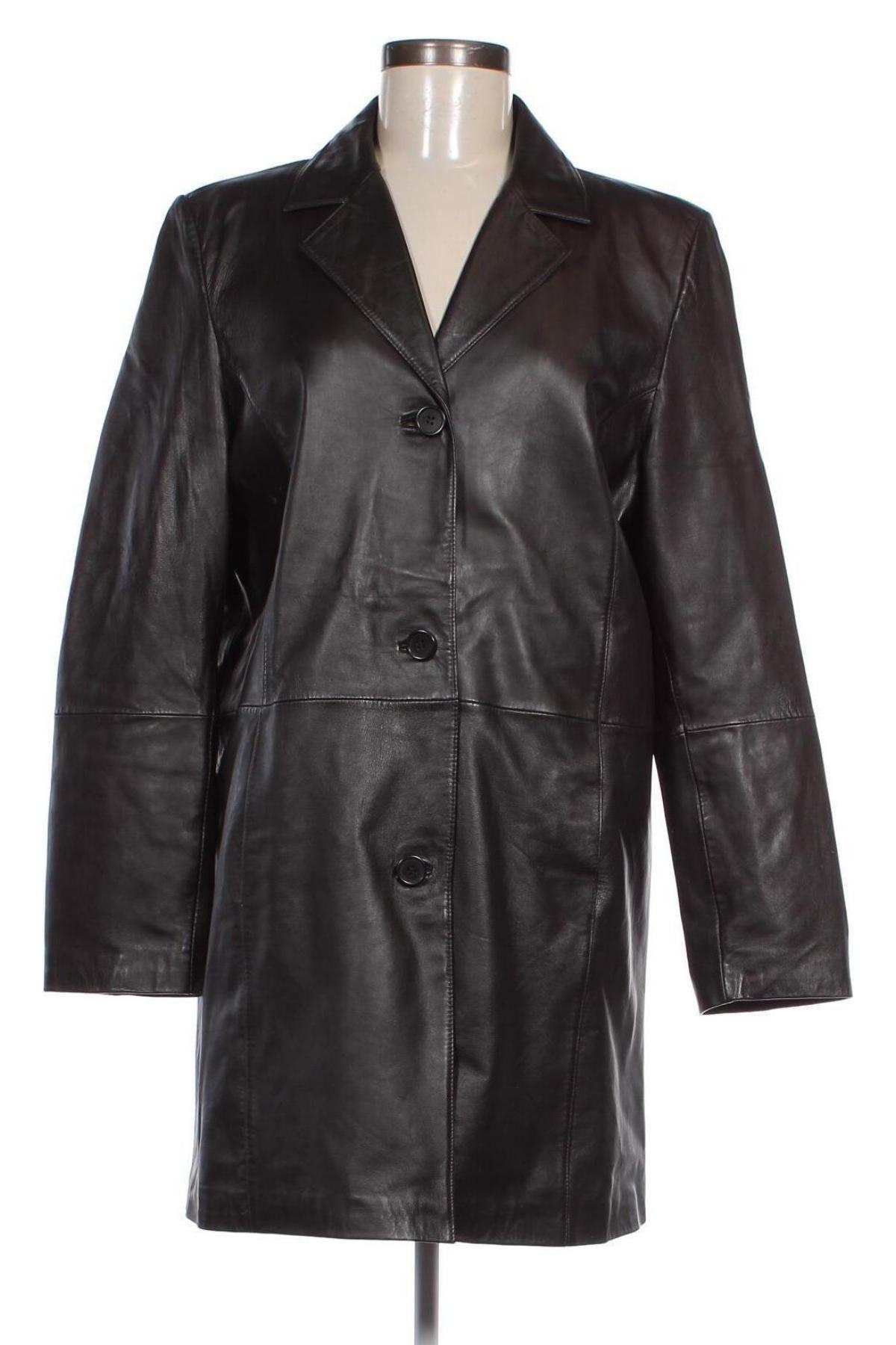 Damen Ledermantel TCM, Größe L, Farbe Schwarz, Preis € 82,99