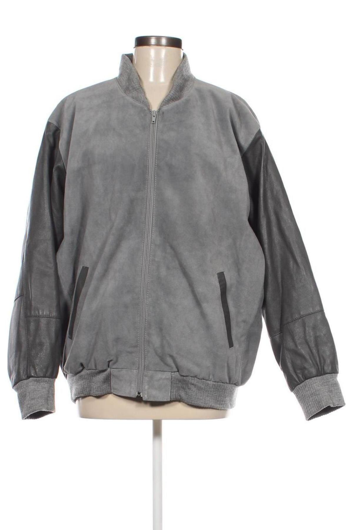 Damen Lederjacke, Größe XL, Farbe Grau, Preis € 94,27