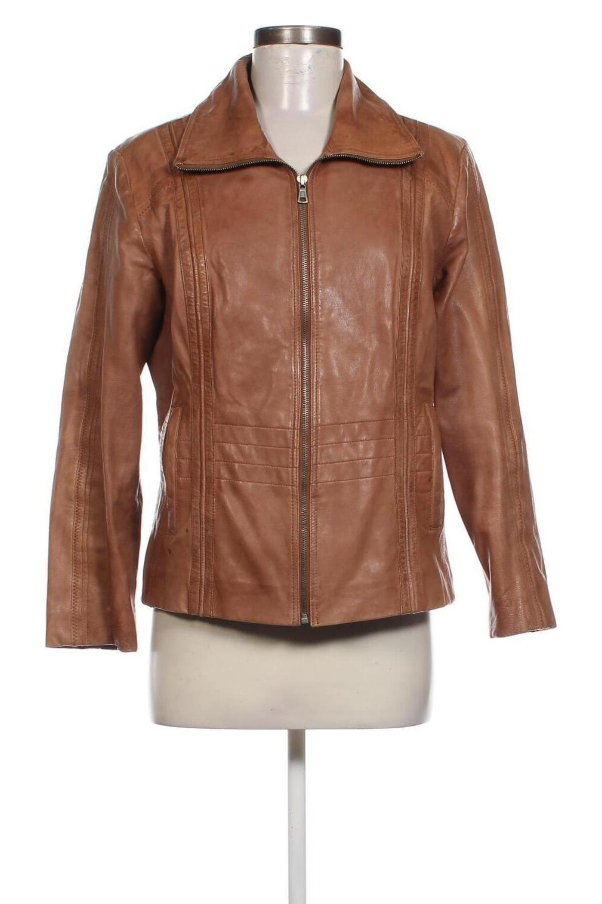 Damen Lederjacke Fabiani, Größe M, Farbe Braun, Preis € 28,13