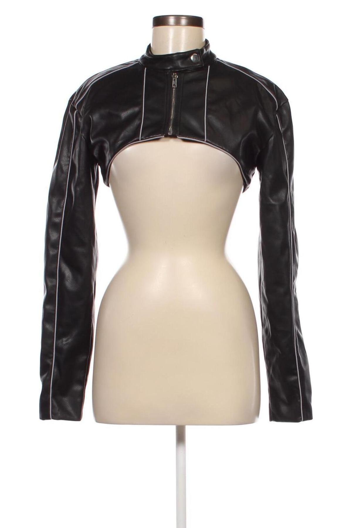 Damen Lederjacke Fashion nova, Größe S, Farbe Schwarz, Preis € 33,99