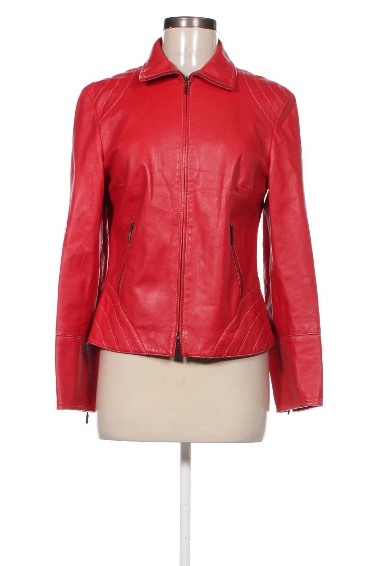 Damen Lederjacke Laurel, Größe M, Farbe Rot, Preis 369,80 €