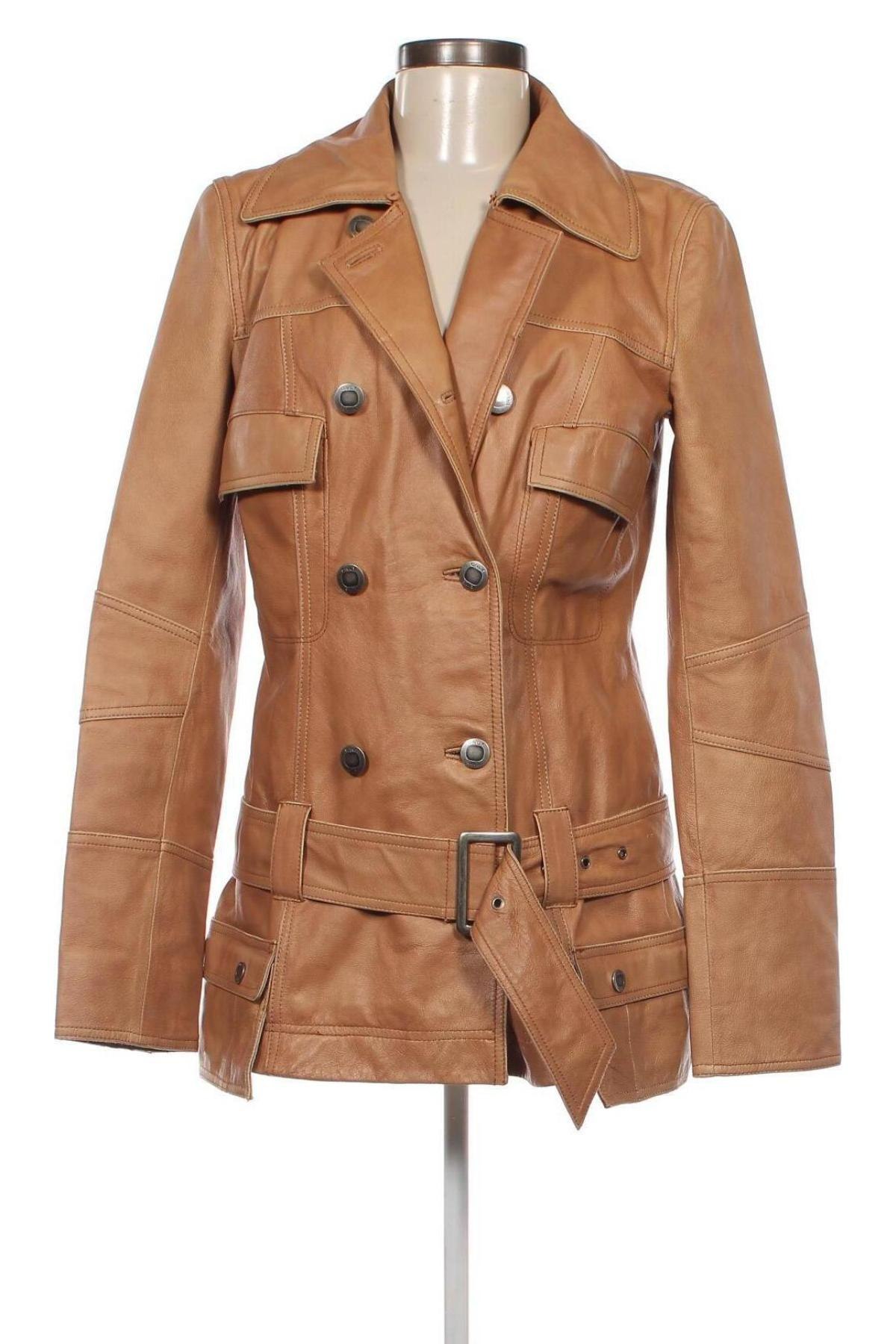 Damen Lederjacke ONLY, Größe M, Farbe Braun, Preis € 45,52