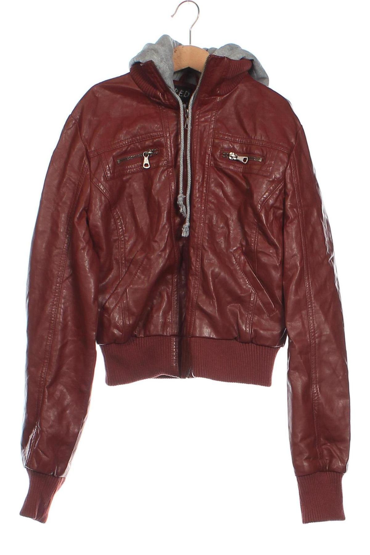 Damen Lederjacke Red Snap, Größe S, Farbe Rot, Preis € 22,99