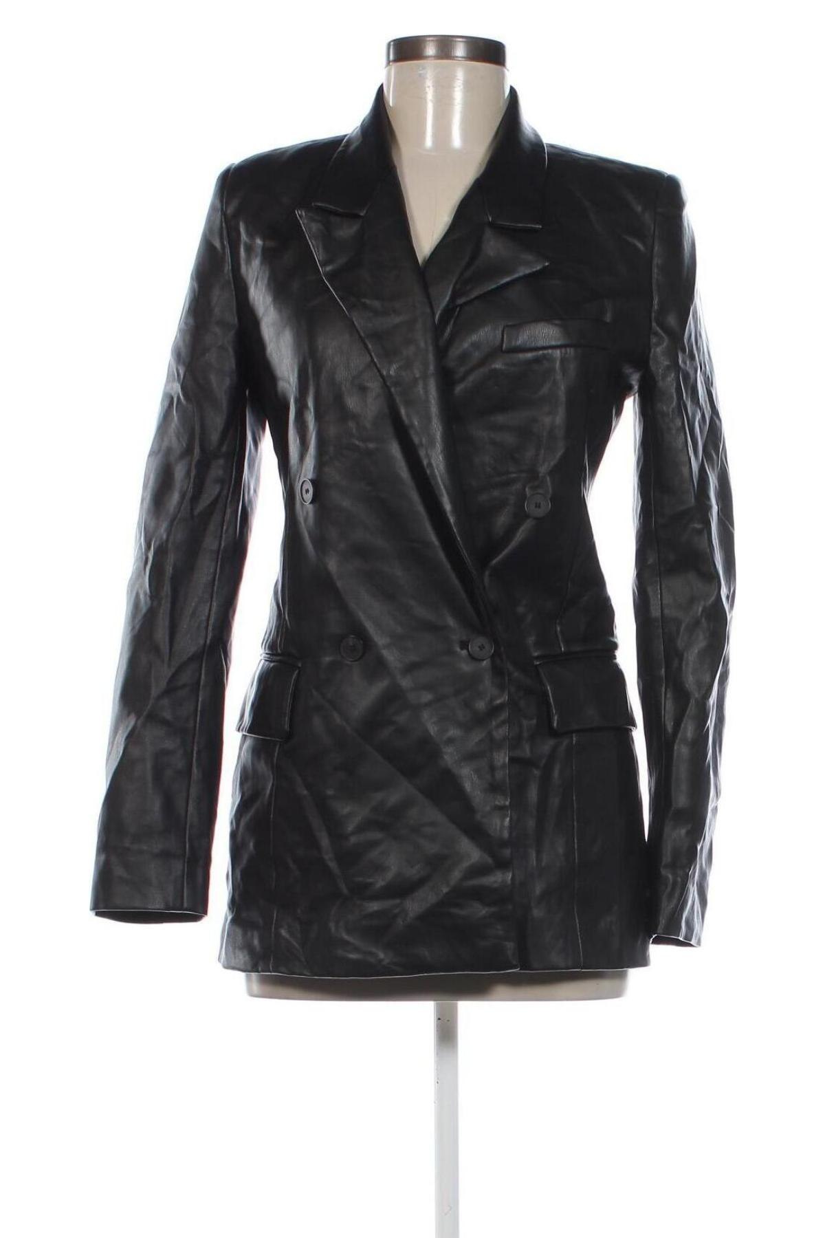 Damen Lederjacke Zara, Größe S, Farbe Schwarz, Preis € 24,99