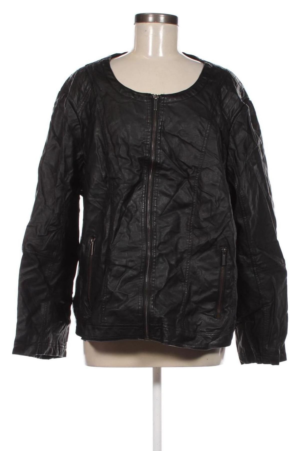 Damen Lederjacke Zizzi, Größe L, Farbe Schwarz, Preis € 19,49