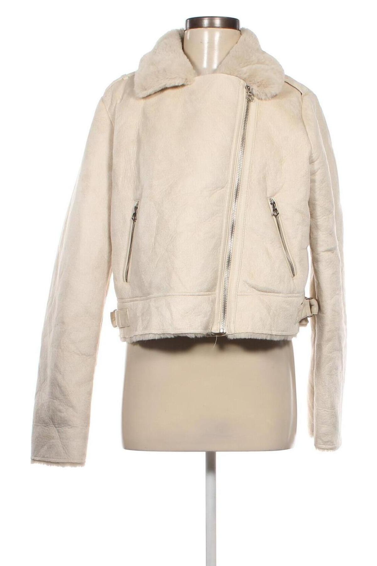 Damenmantel Stradivarius, Größe L, Farbe Beige, Preis 61,49 €