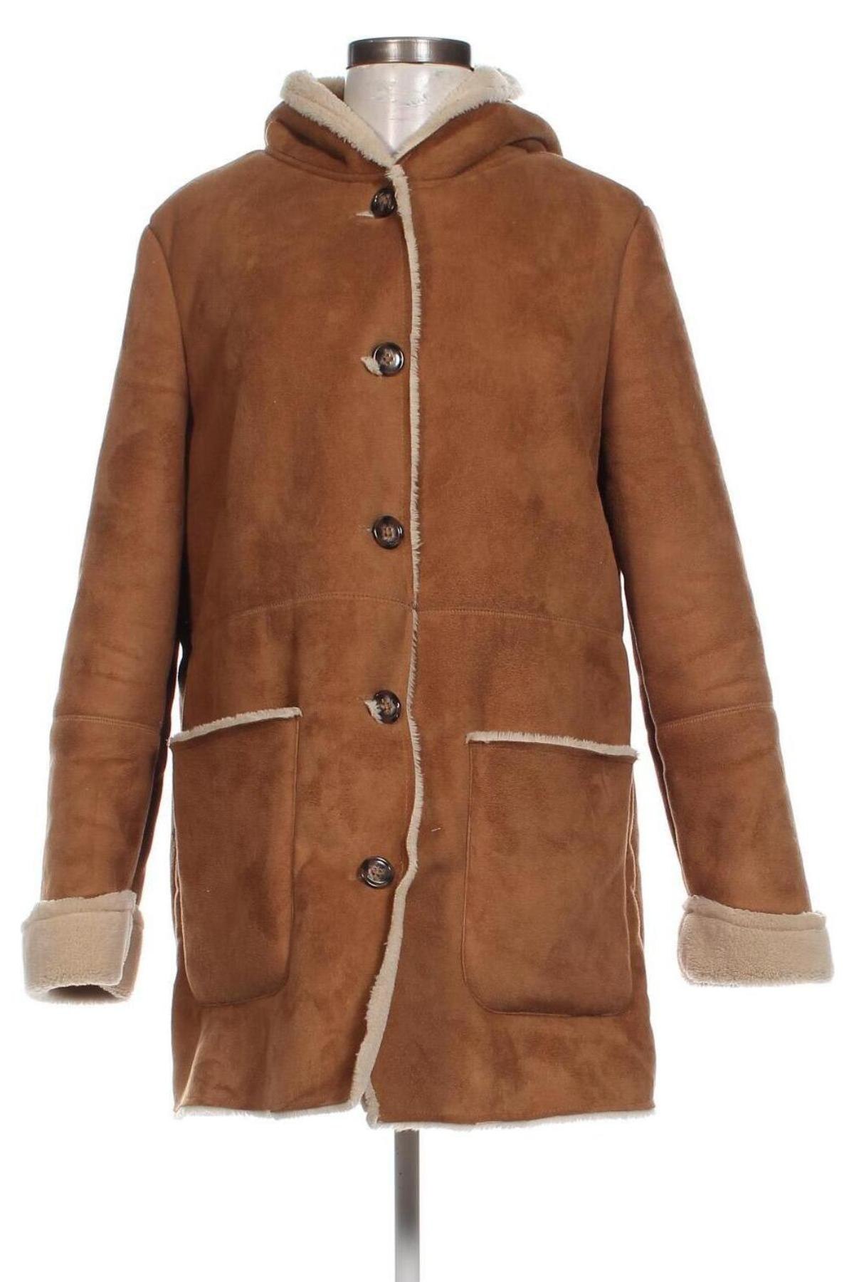 Damenmantel Stradivarius, Größe L, Farbe Braun, Preis € 60,12