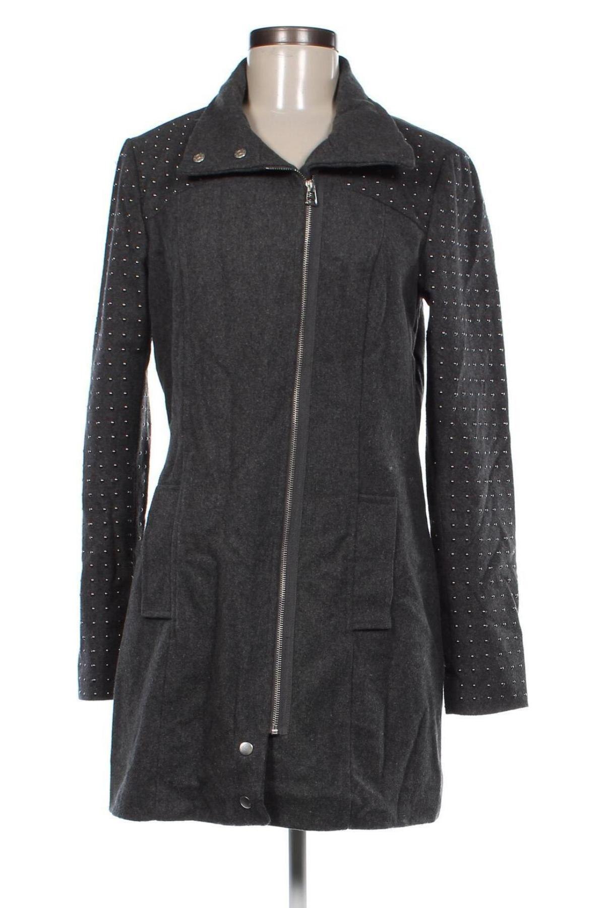 Damenmantel Vero Moda, Größe M, Farbe Grau, Preis € 14,49