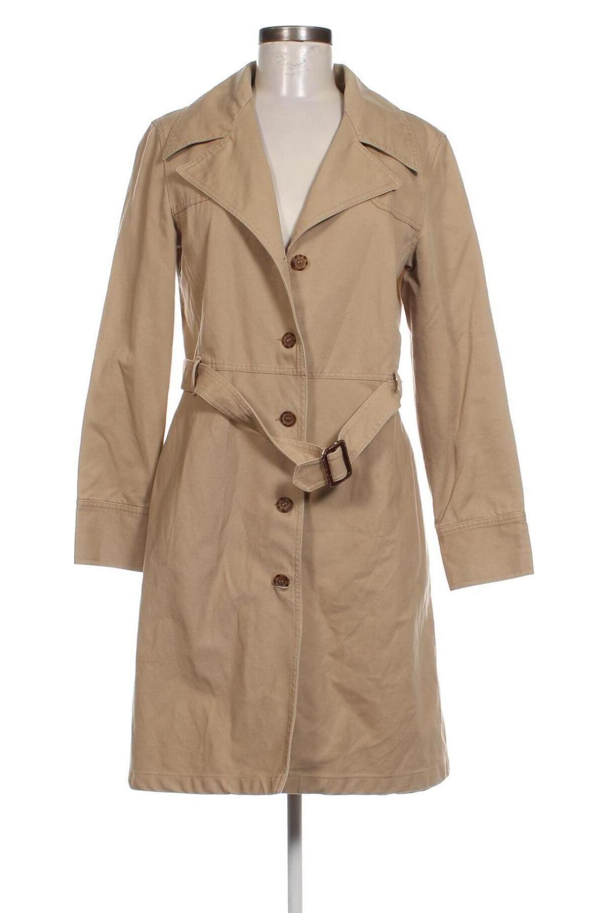 Damenmantel Zara Trafaluc, Größe L, Farbe Beige, Preis € 16,32