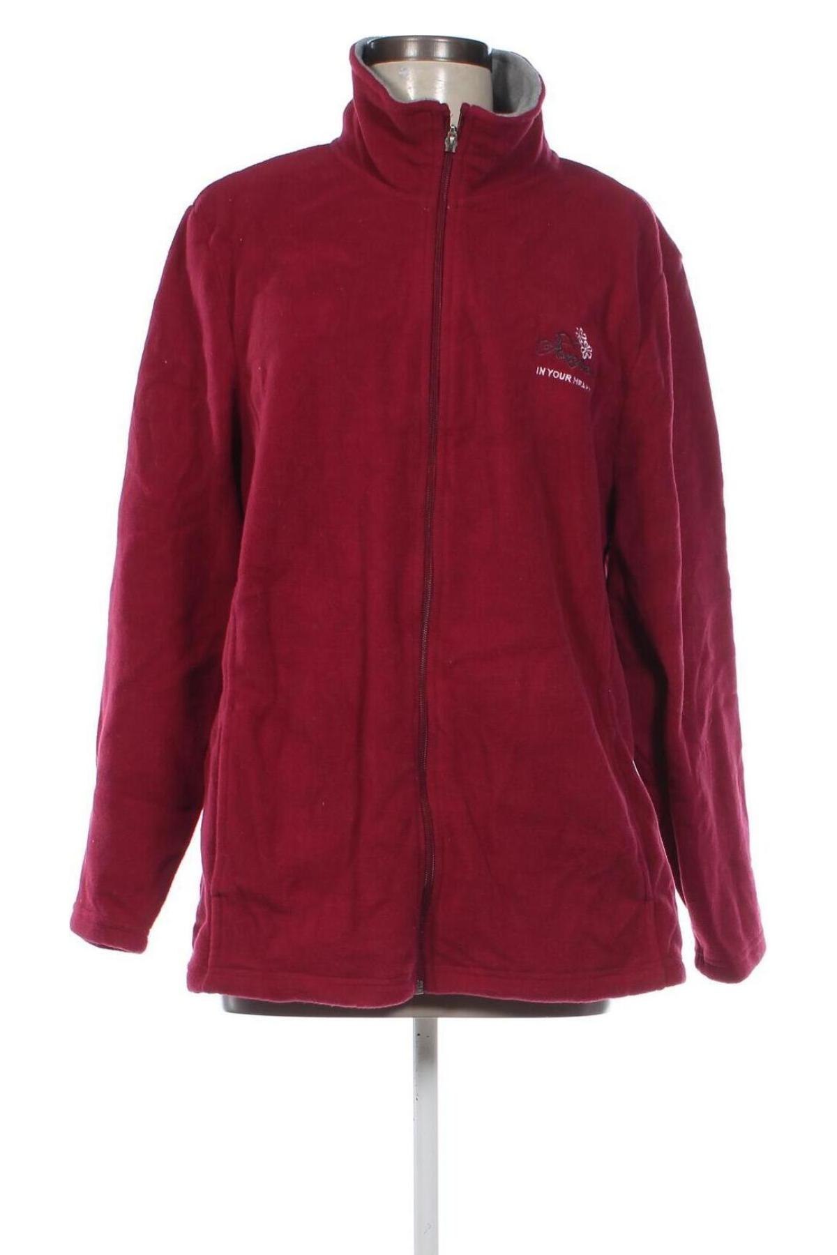 Damen Fleece Oberteil  Canda, Größe XL, Farbe Rot, Preis € 13,99