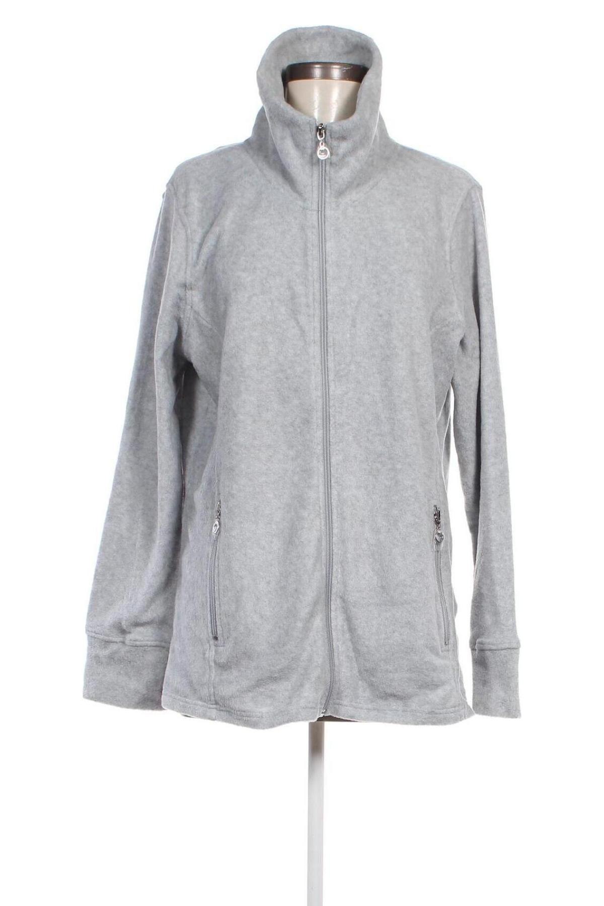 Γυναικείο μπουφάν fleece, Χρώμα Γκρί, Τιμή 9,99 €