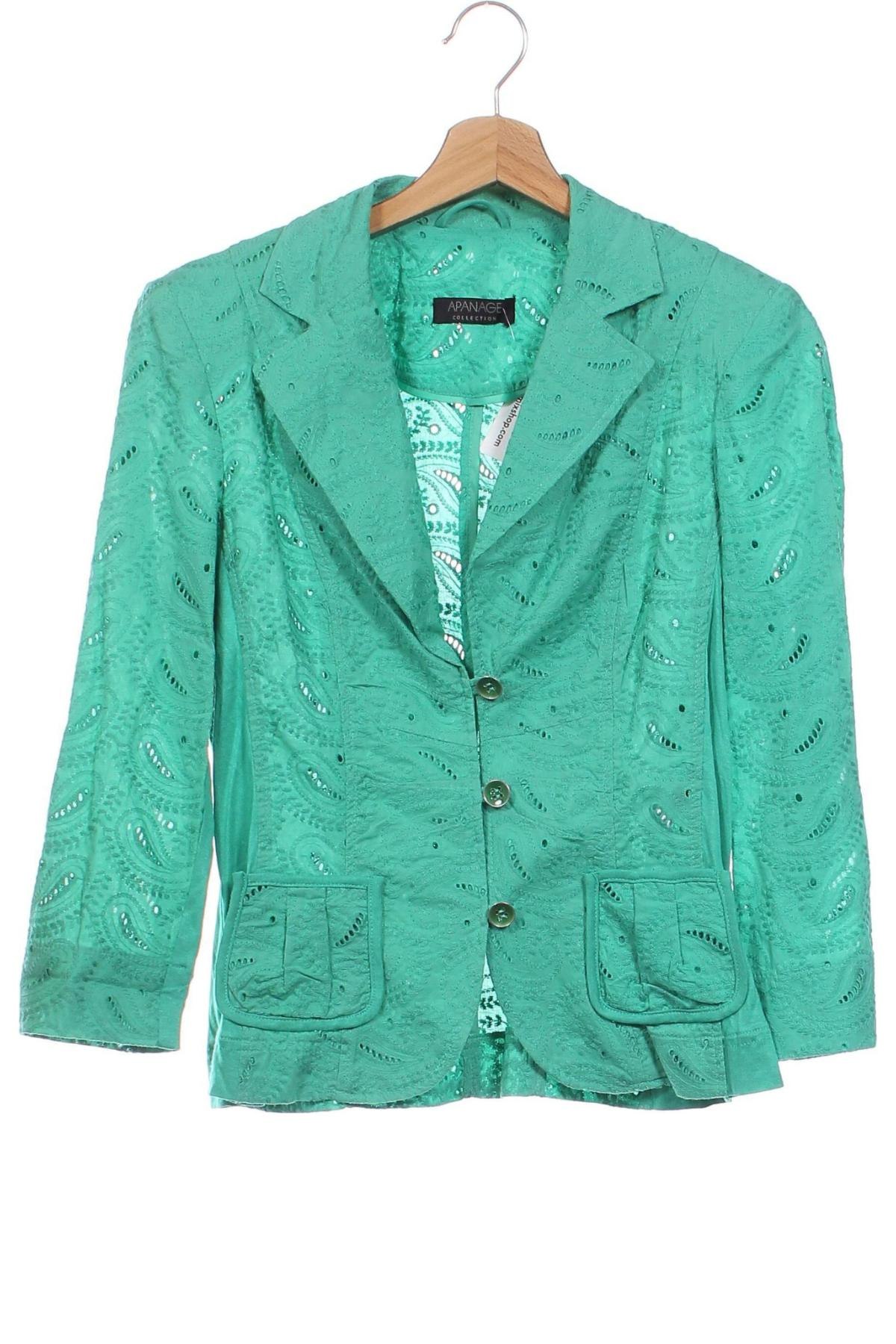 Sacou de femei Apanage, Mărime XS, Culoare Verde, Preț 122,99 Lei