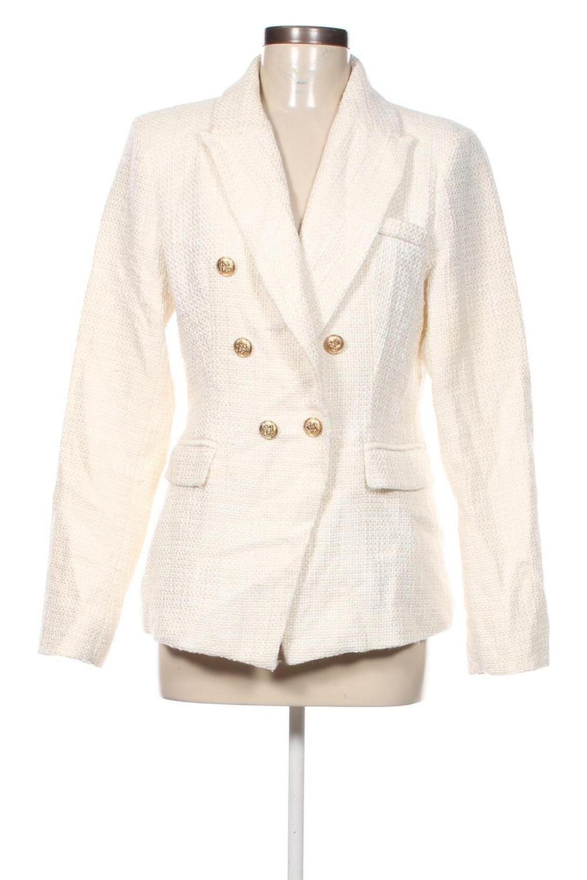 Damen Blazer Attentif Paris, Größe M, Farbe Ecru, Preis € 17,49