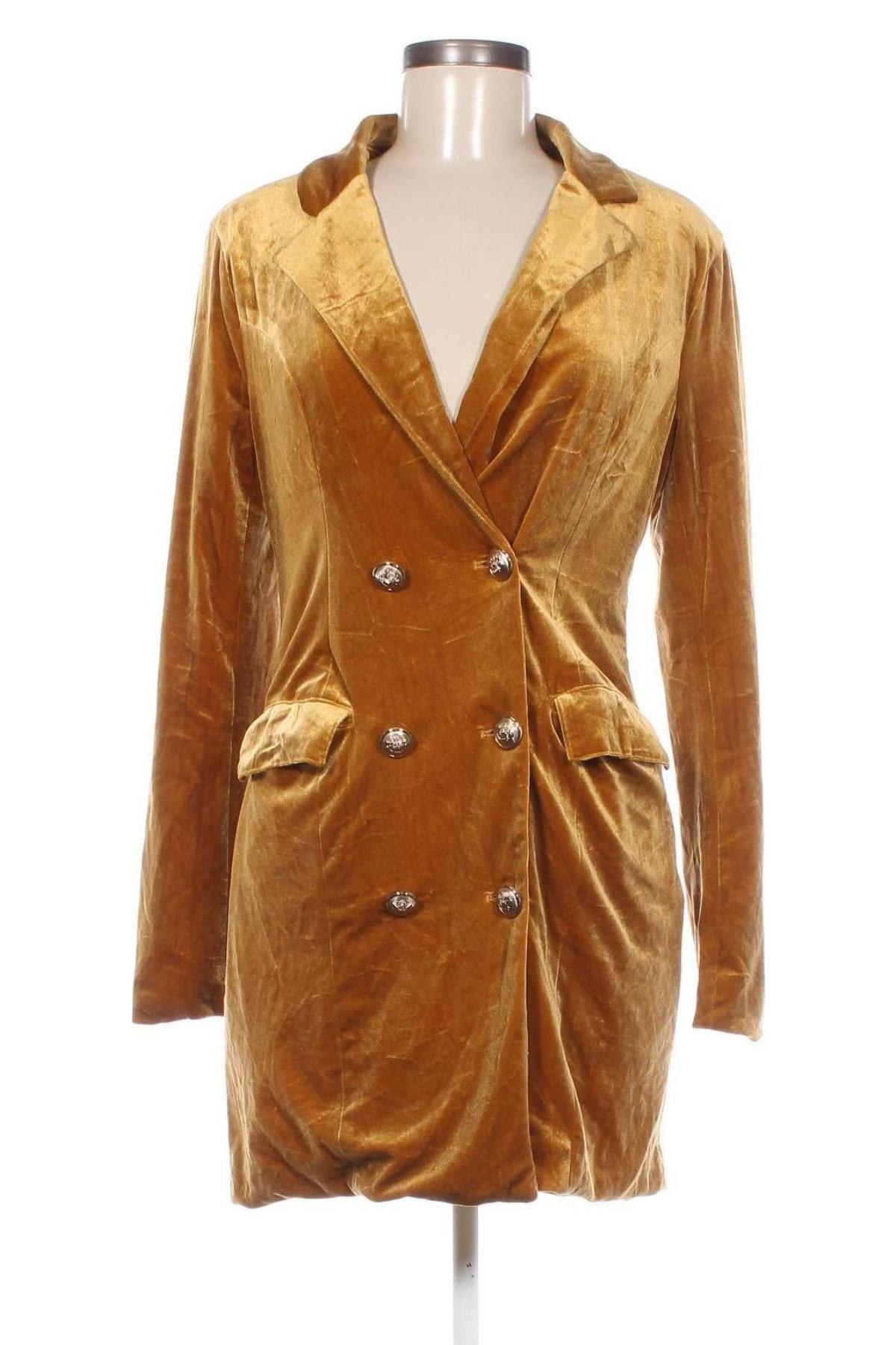 Damen Blazer Missguided, Größe M, Farbe Golden, Preis € 15,99