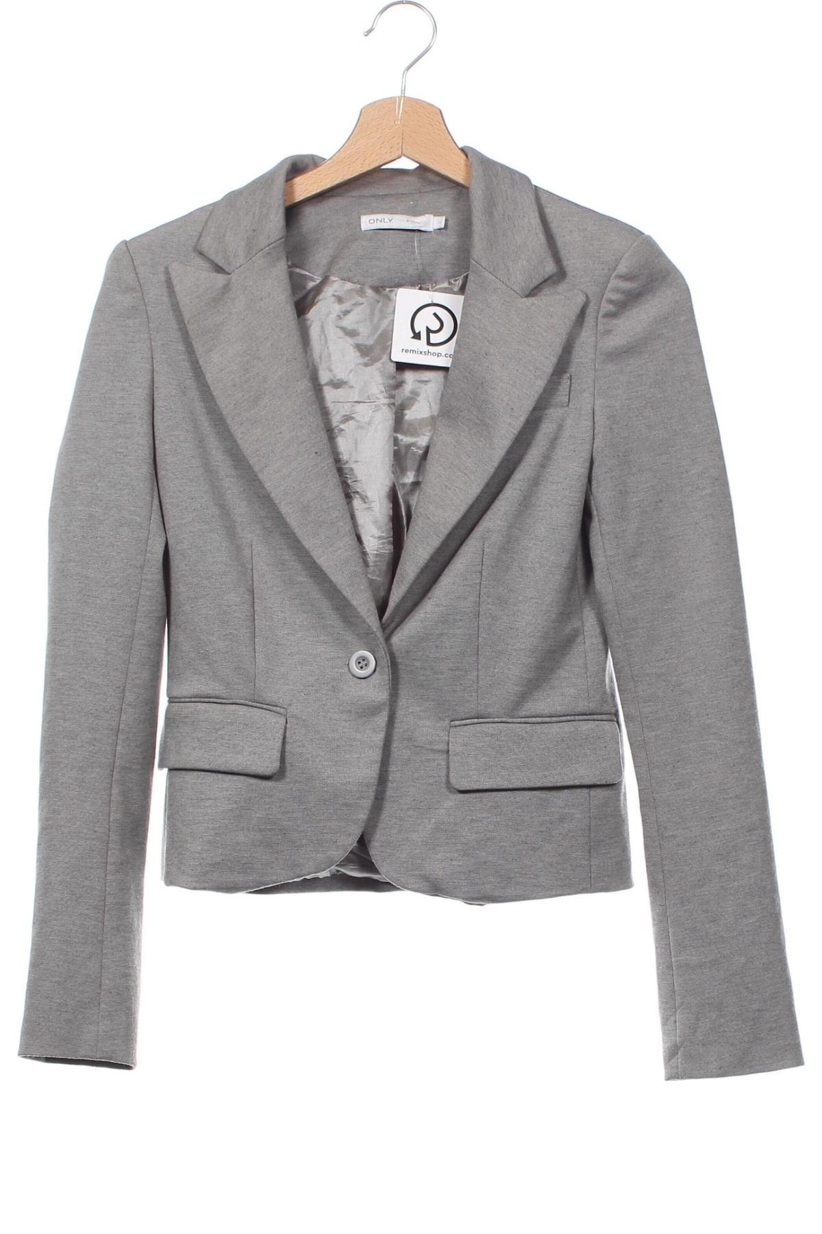 Damen Blazer ONLY, Größe XS, Farbe Grau, Preis 14,99 €