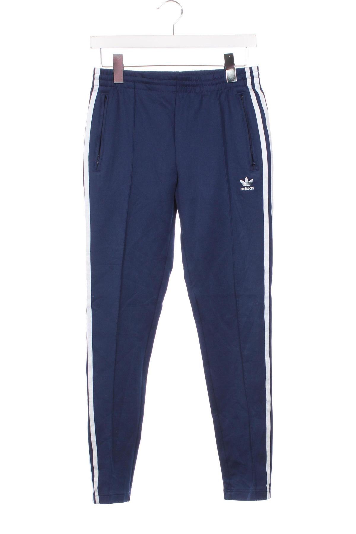 Damskie spodnie sportowe Adidas Originals, Rozmiar XXS, Kolor Niebieski, Cena 98,99 zł