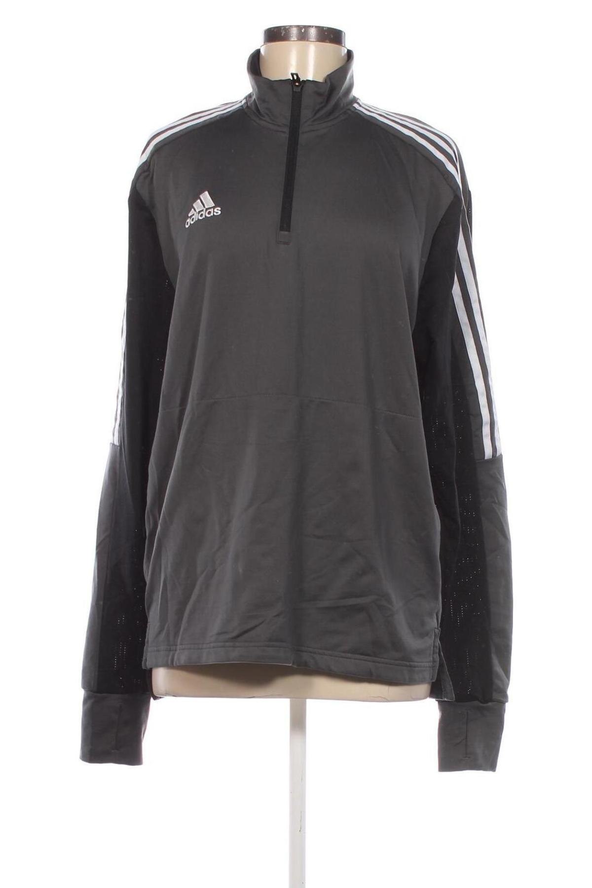 Damen Sportoberteil Adidas, Größe M, Farbe Grau, Preis € 33,99