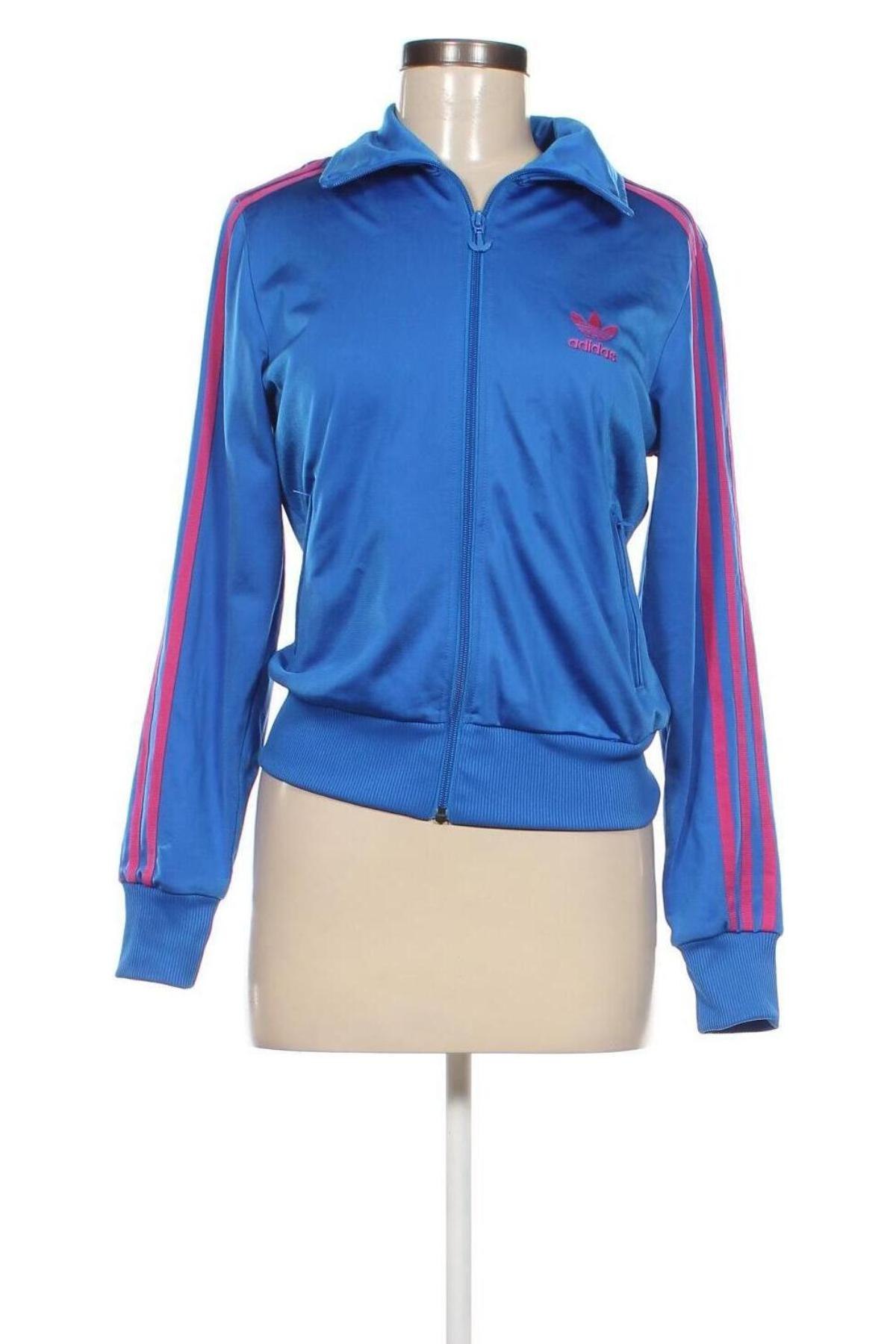 Bluză trening de femei Adidas Originals, Mărime M, Culoare Albastru, Preț 122,45 Lei