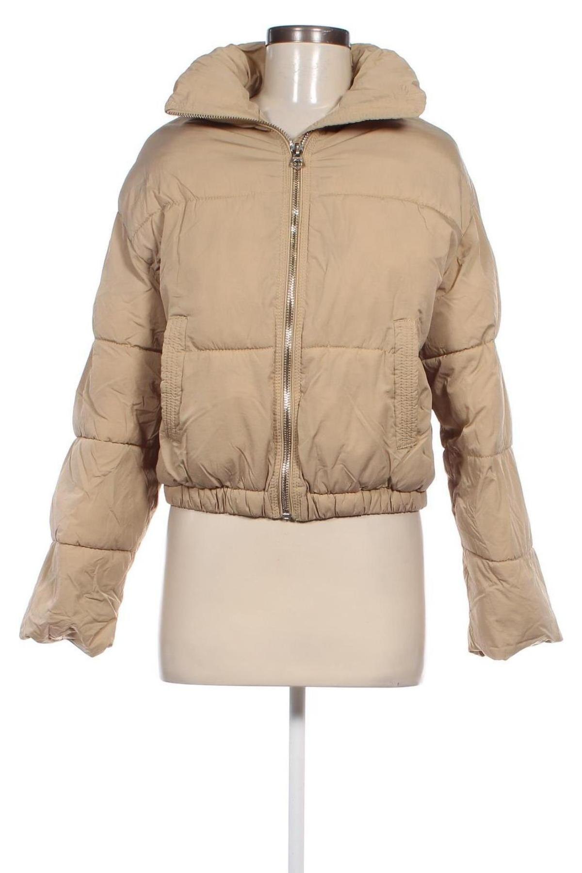 Damenjacke Bershka, Größe S, Farbe Beige, Preis € 18,99