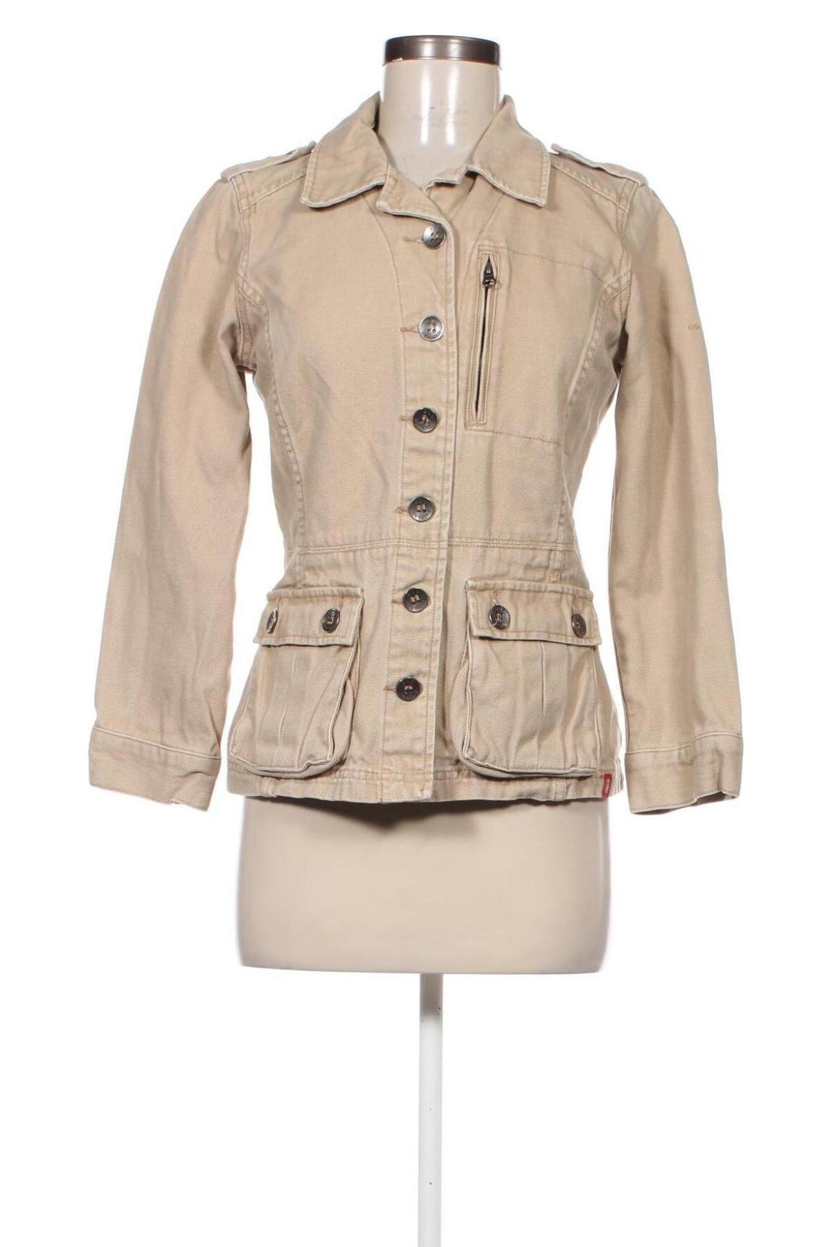 Damenjacke Edc By Esprit, Größe M, Farbe Beige, Preis 18,49 €