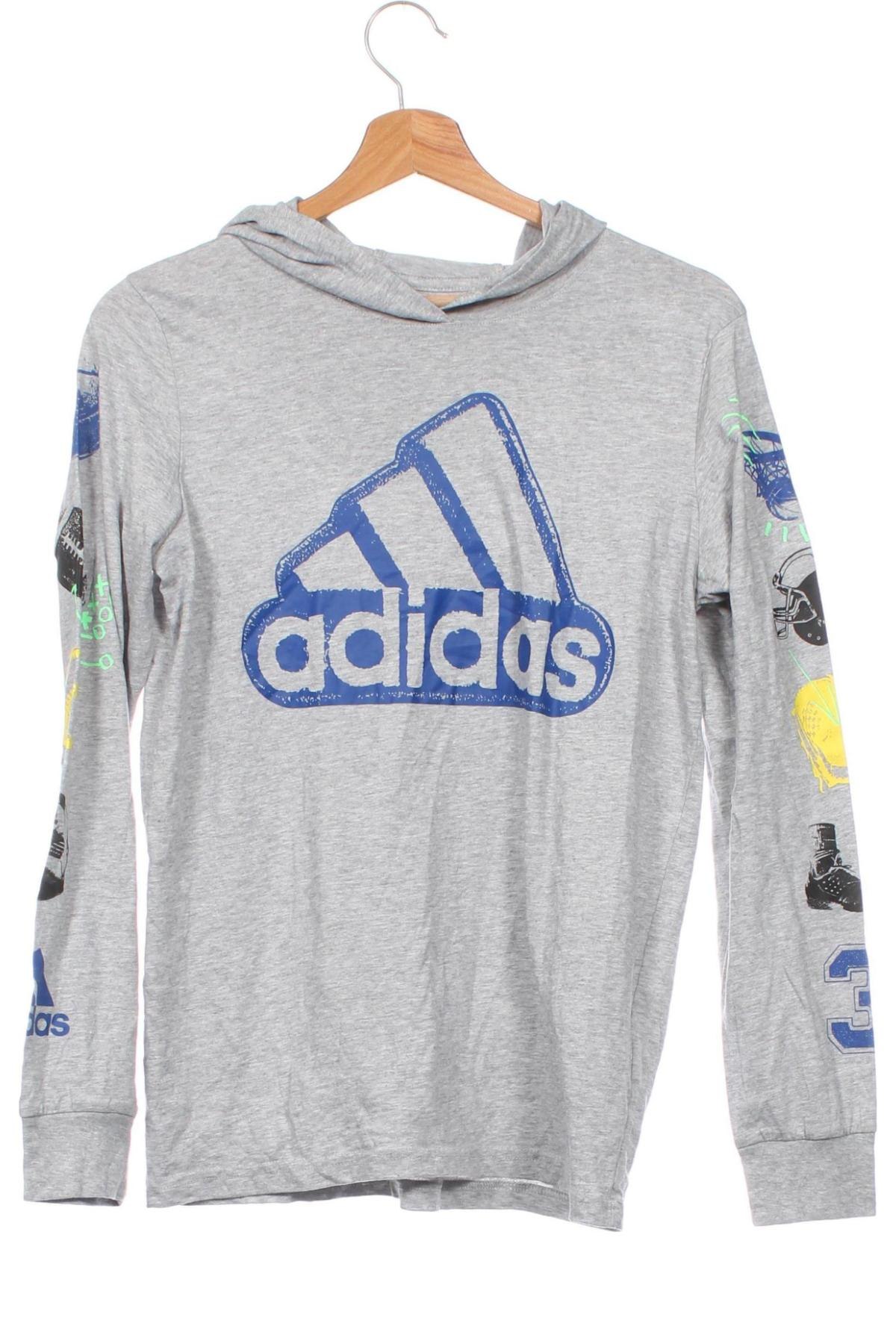 Detská blúzka  Adidas, Veľkosť 14-15y/ 168-170 cm, Farba Sivá, Cena  12,95 €