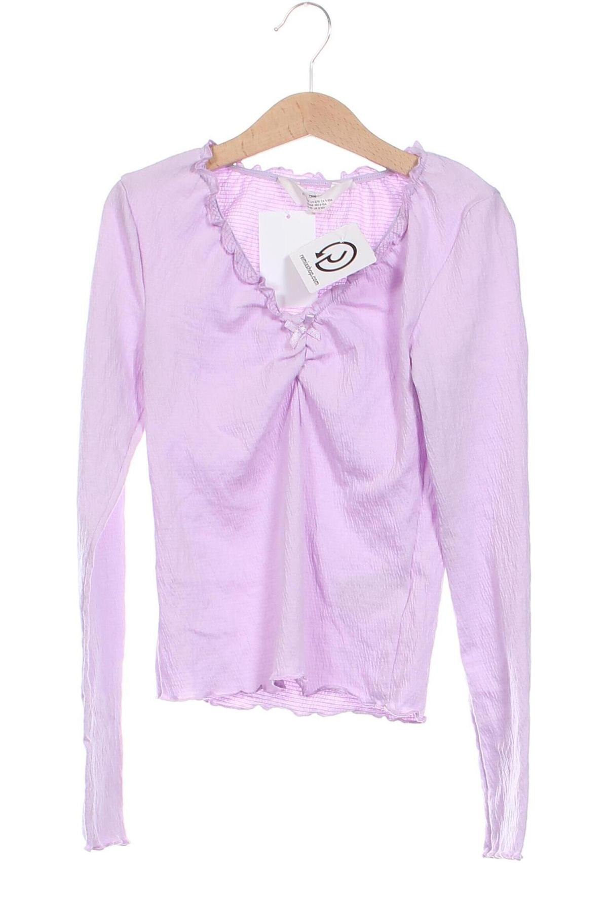 Kinder Shirt H&M, Größe 8-9y/ 134-140 cm, Farbe Lila, Preis € 8,05