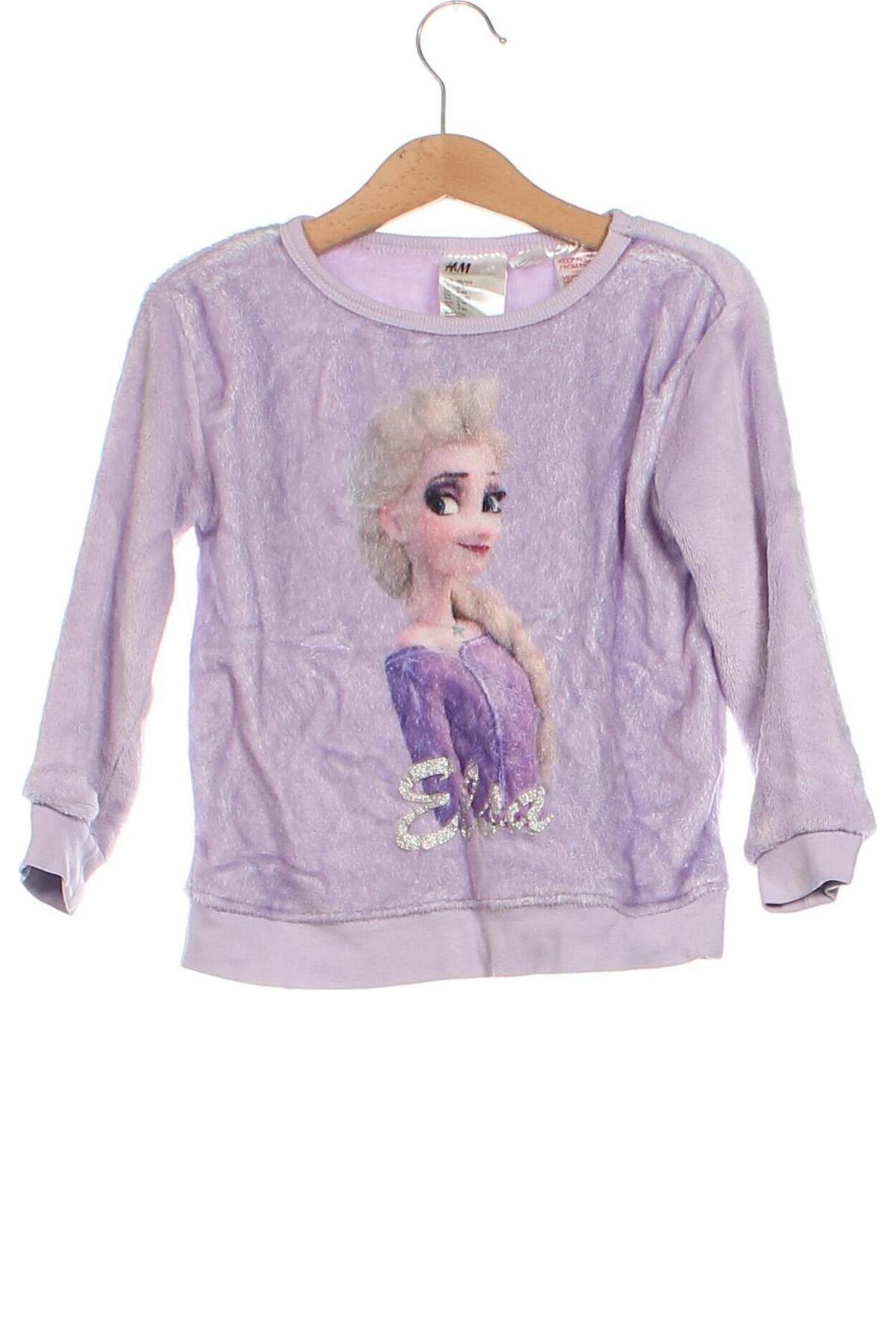 Kinder Shirt H&M, Größe 2-3y/ 98-104 cm, Farbe Lila, Preis € 5,49