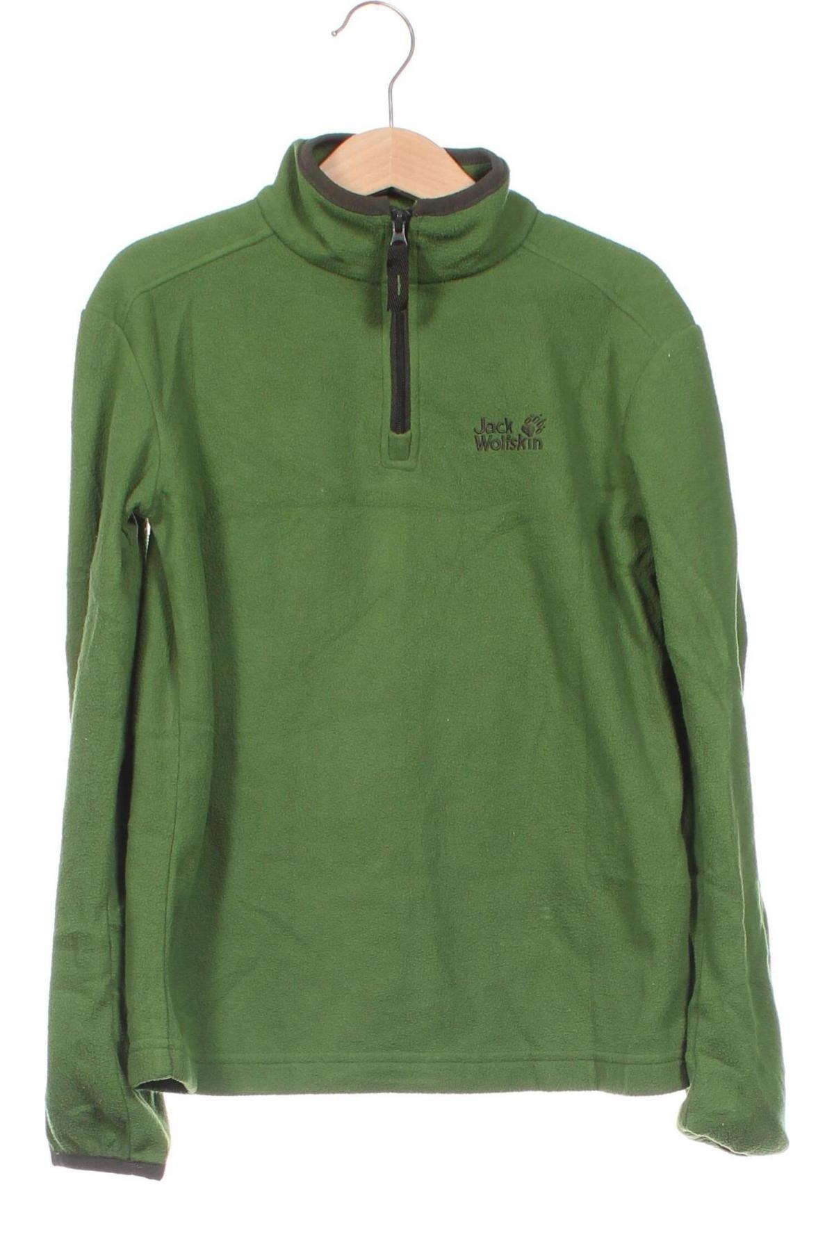 Παιδική μπλούζα fleece Jack Wolfskin, Μέγεθος 9-10y/ 140-146 εκ., Χρώμα Πράσινο, Τιμή 5,49 €