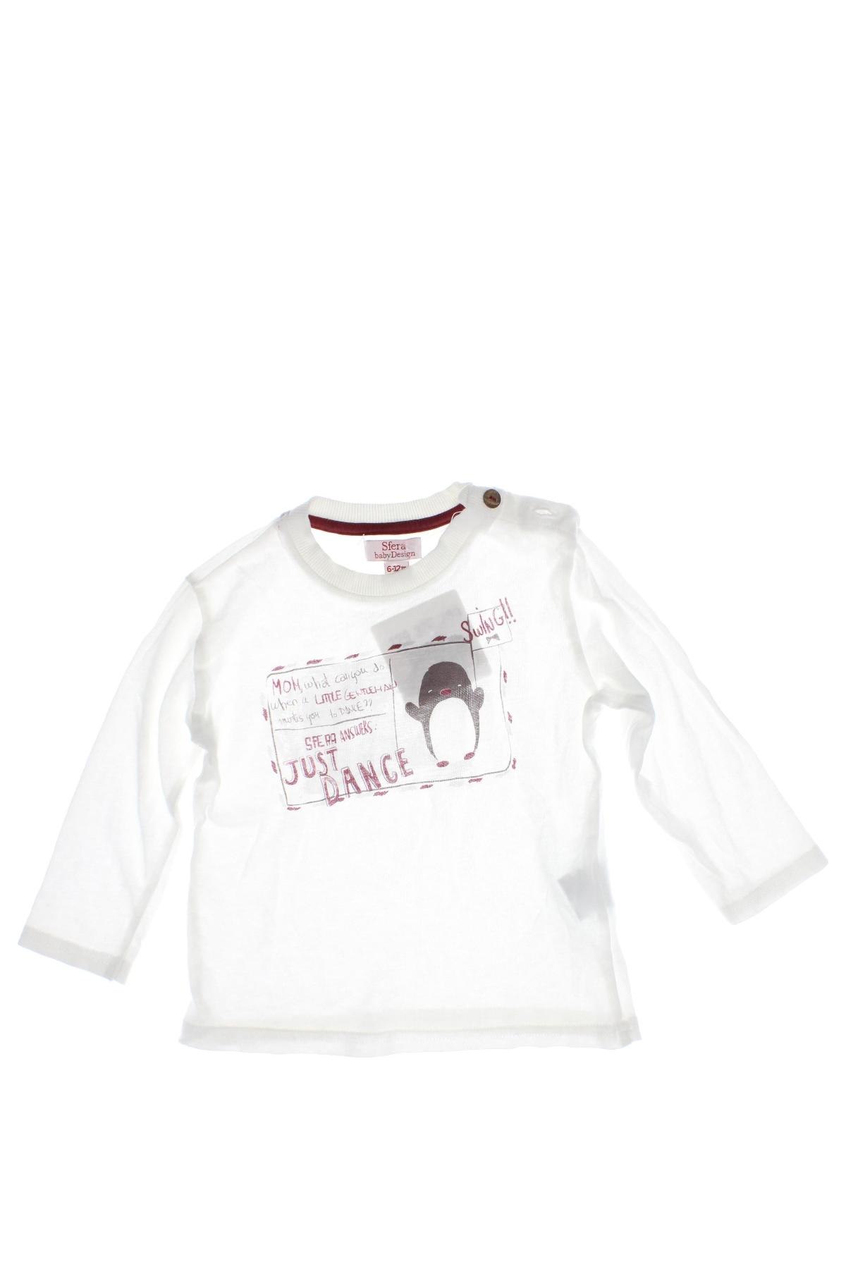 Kinder Shirt Sfera, Größe 6-9m/ 68-74 cm, Farbe Weiß, Preis € 3,99