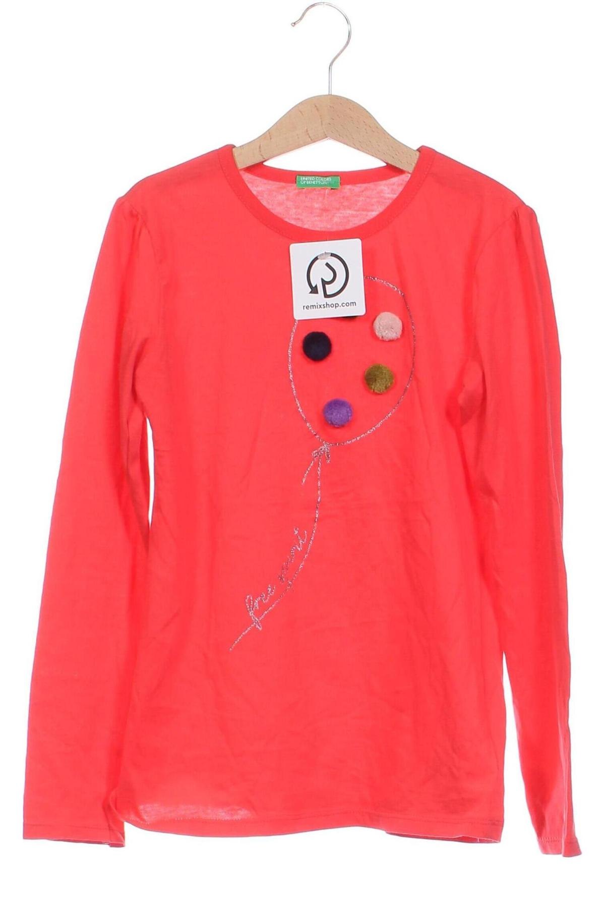 Kinder Shirt United Colors Of Benetton, Größe 8-9y/ 134-140 cm, Farbe Rot, Preis 8,18 €