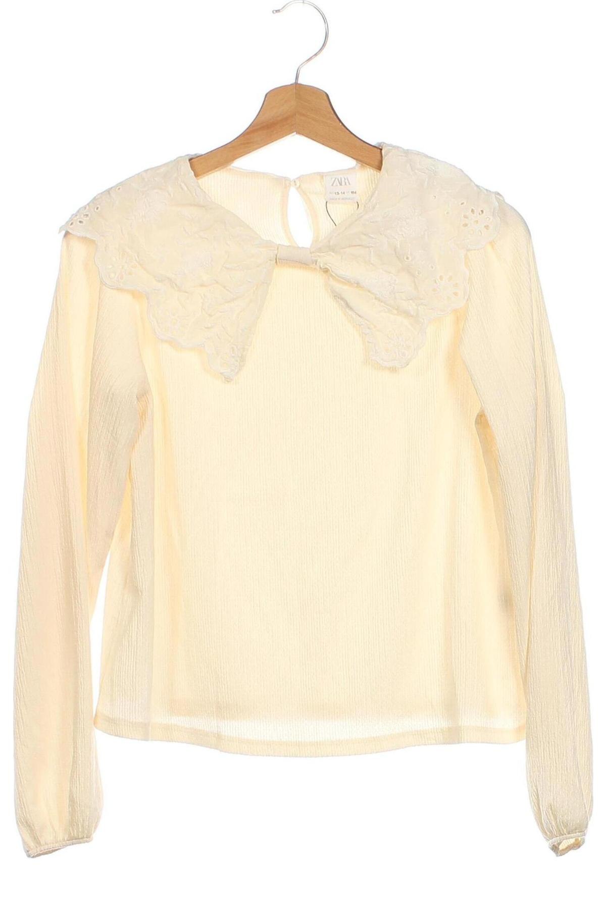 Kinder Shirt Zara, Größe 12-13y/ 158-164 cm, Farbe Beige, Preis 4,99 €