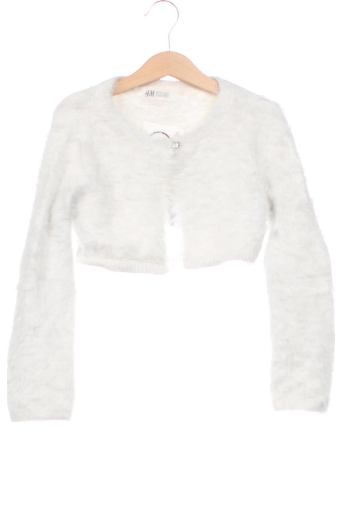 Kinder Strickjacke H&M, Größe 4-5y/ 110-116 cm, Farbe Grau, Preis 6,49 €