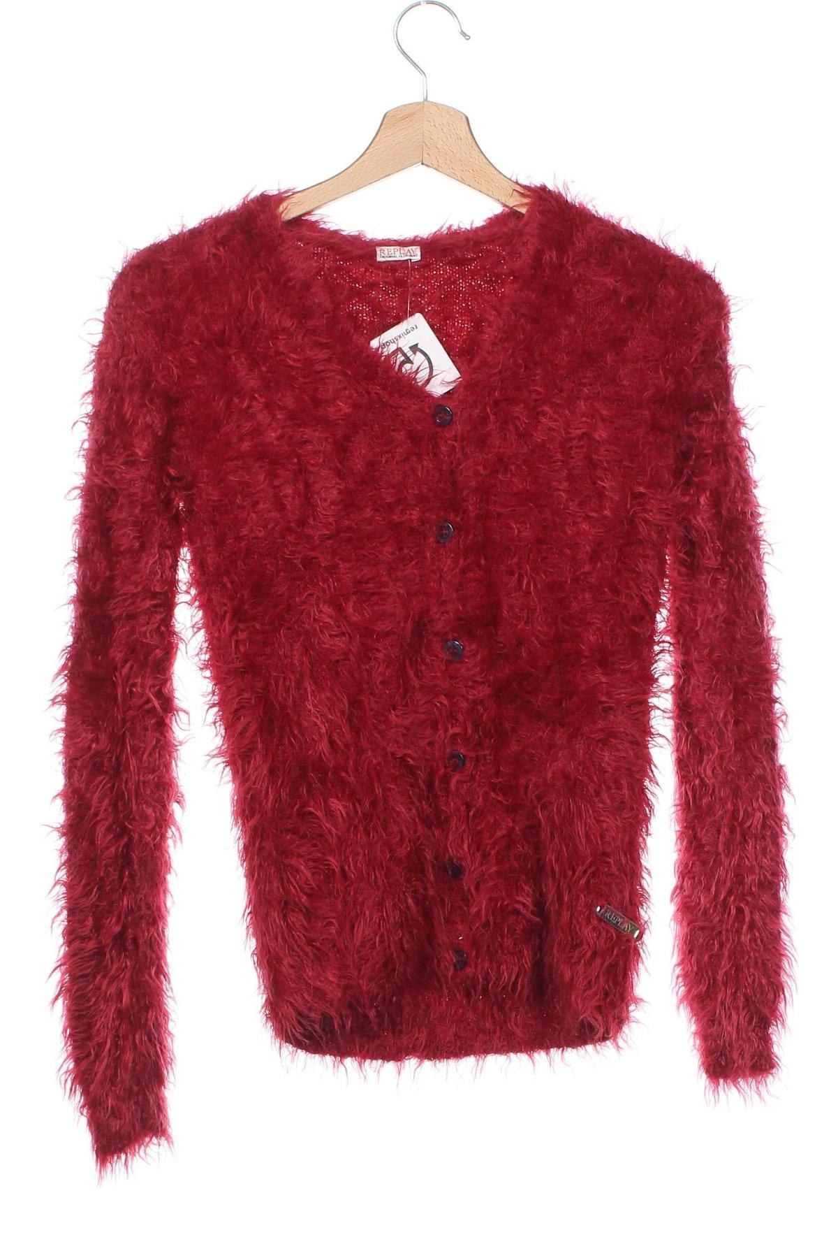 Kinder Strickjacke Replay, Größe 13-14y/ 164-168 cm, Farbe Rot, Preis 28,49 €