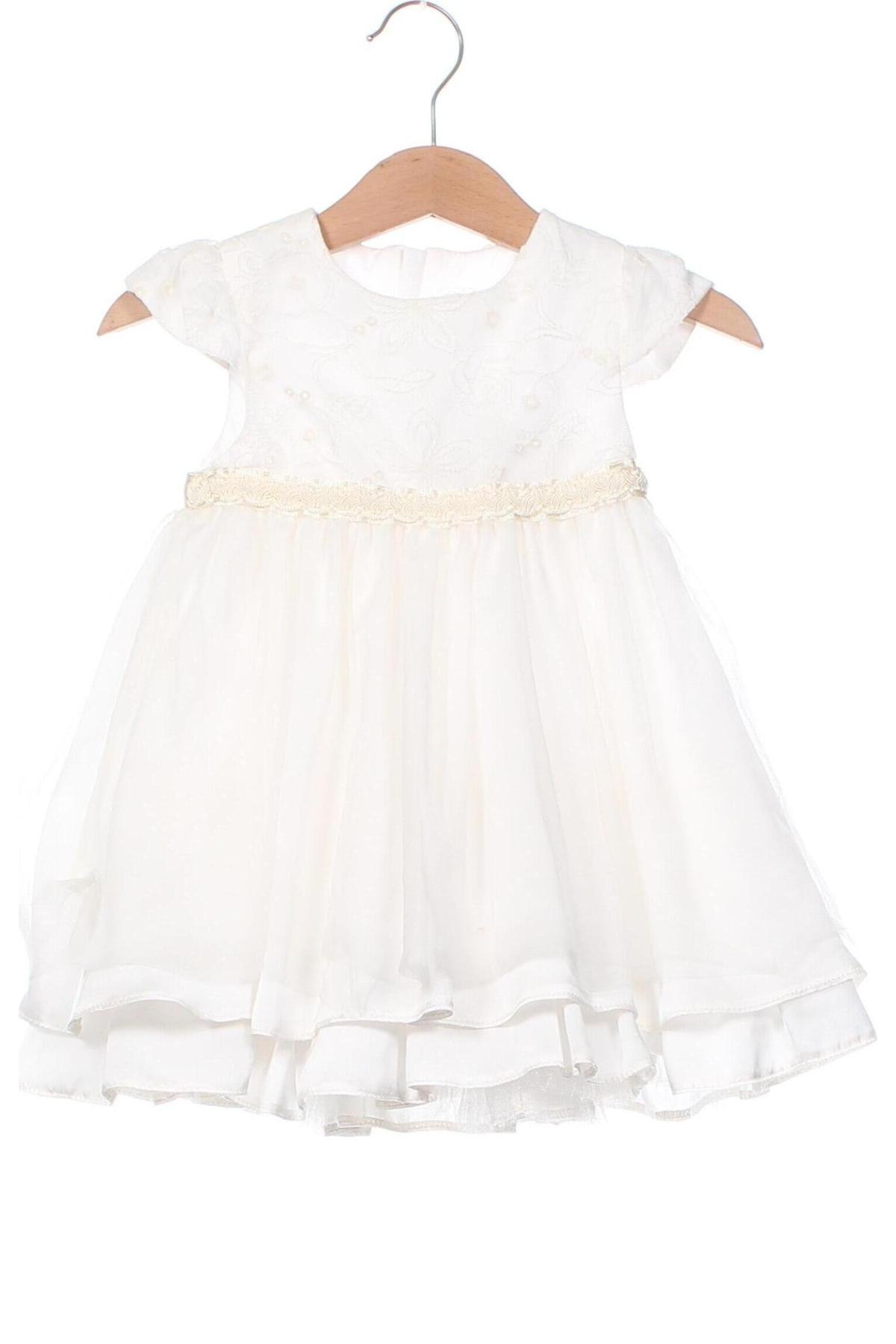 Kinderkleid, Größe 6-9m/ 68-74 cm, Farbe Weiß, Preis € 8,99