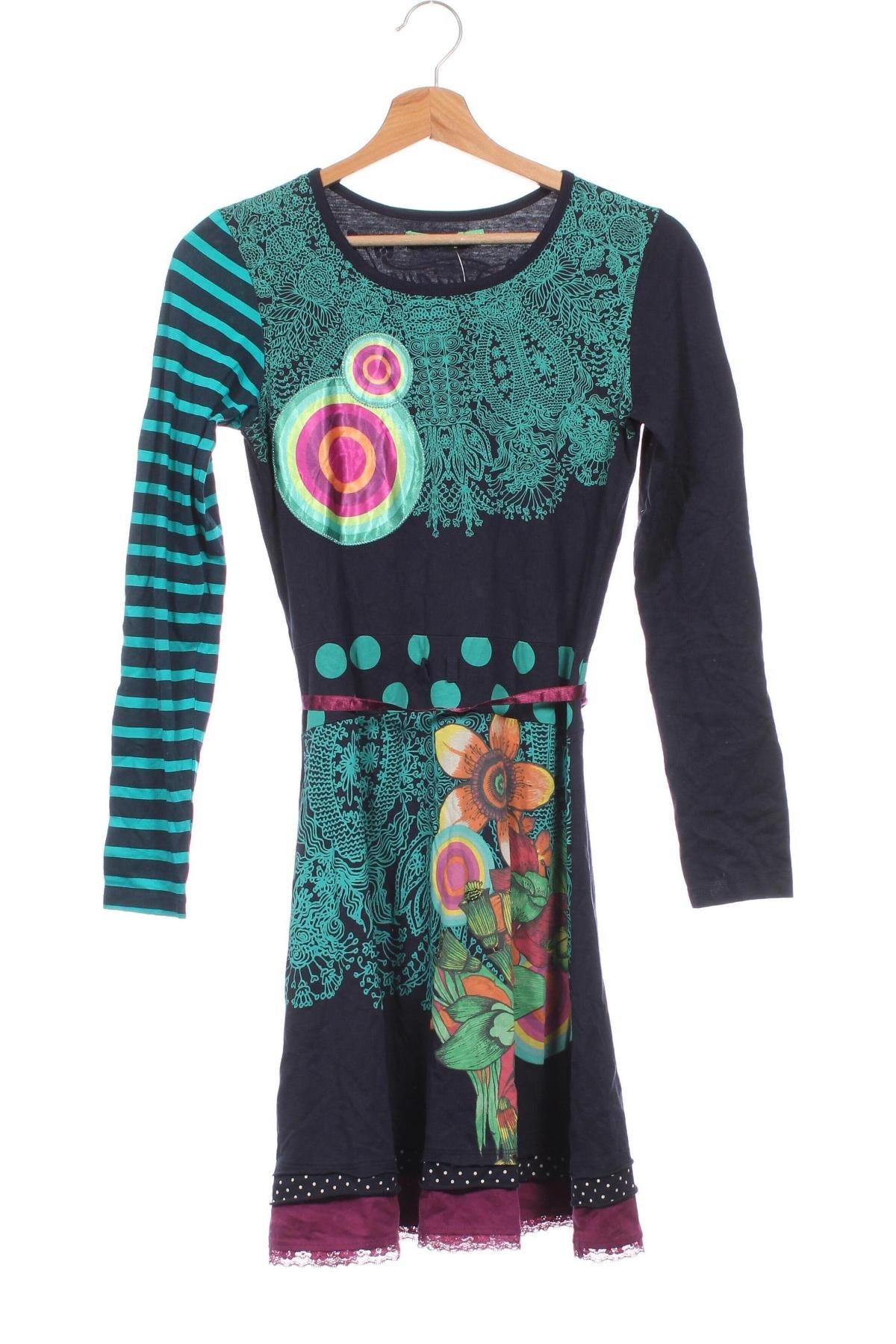 Dětské šaty  Desigual, Velikost 13-14y/ 164-168 cm, Barva Vícebarevné, Cena  529,00 Kč