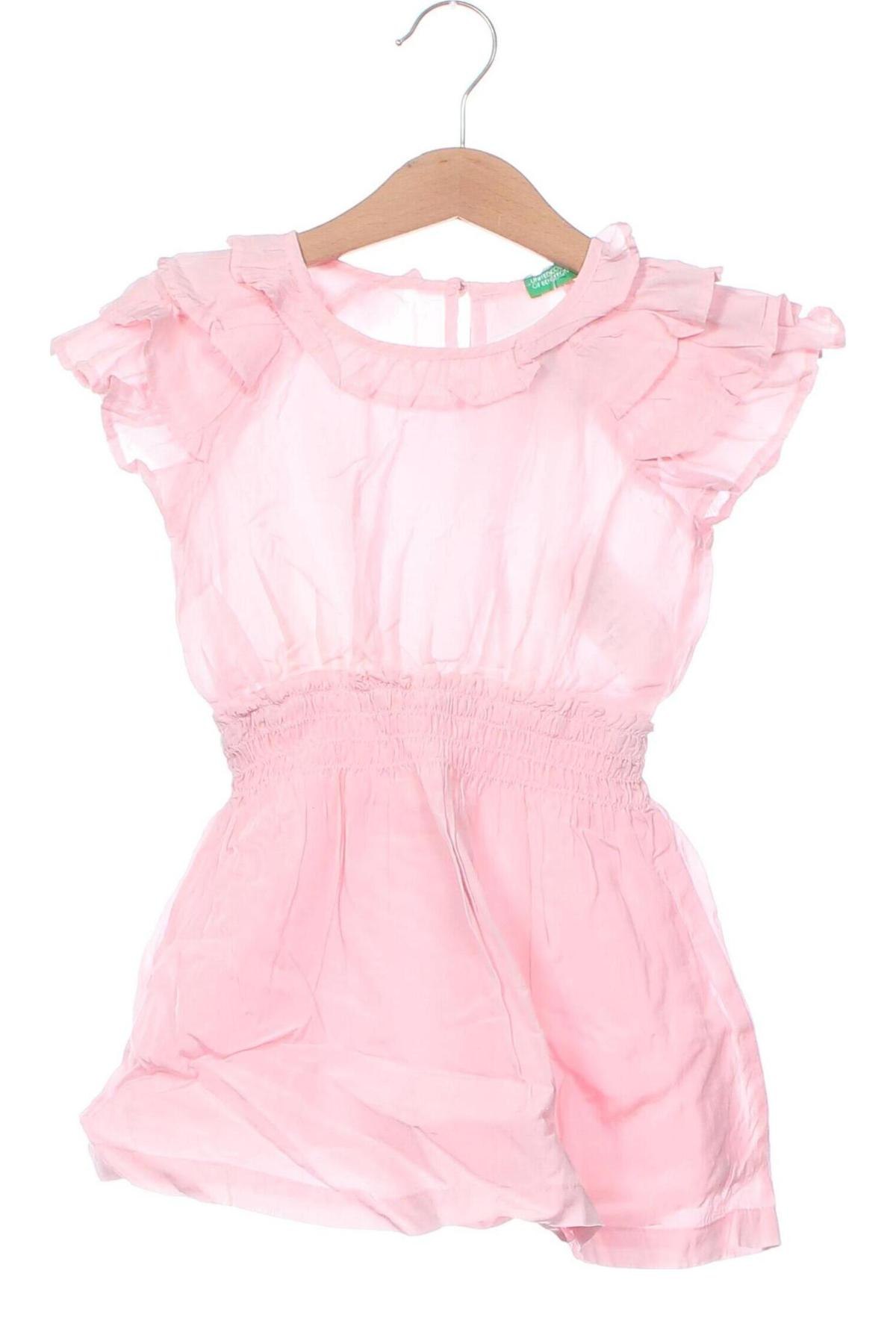 Rochie pentru copii United Colors Of Benetton, Mărime 18-24m/ 86-98 cm, Culoare Roz, Preț 125,99 Lei