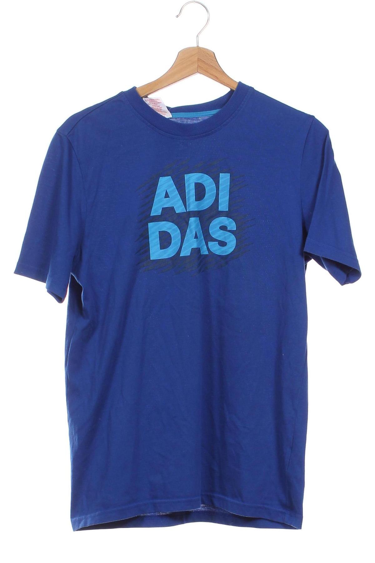 Kinder T-Shirt Adidas, Größe 15-18y/ 170-176 cm, Farbe Blau, Preis 12,49 €