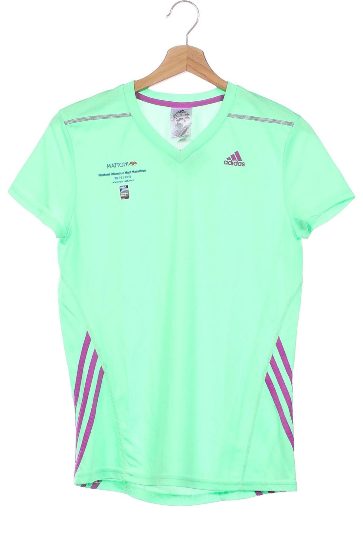 Tricou de femei Adidas, Mărime S, Culoare Verde, Preț 34,99 Lei