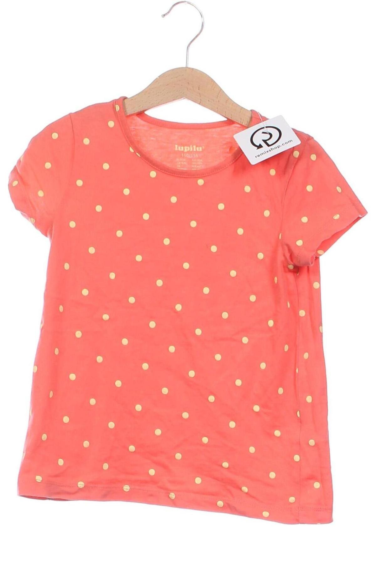 Kinder T-Shirt Lupilu, Größe 4-5y/ 110-116 cm, Farbe Orange, Preis € 3,99