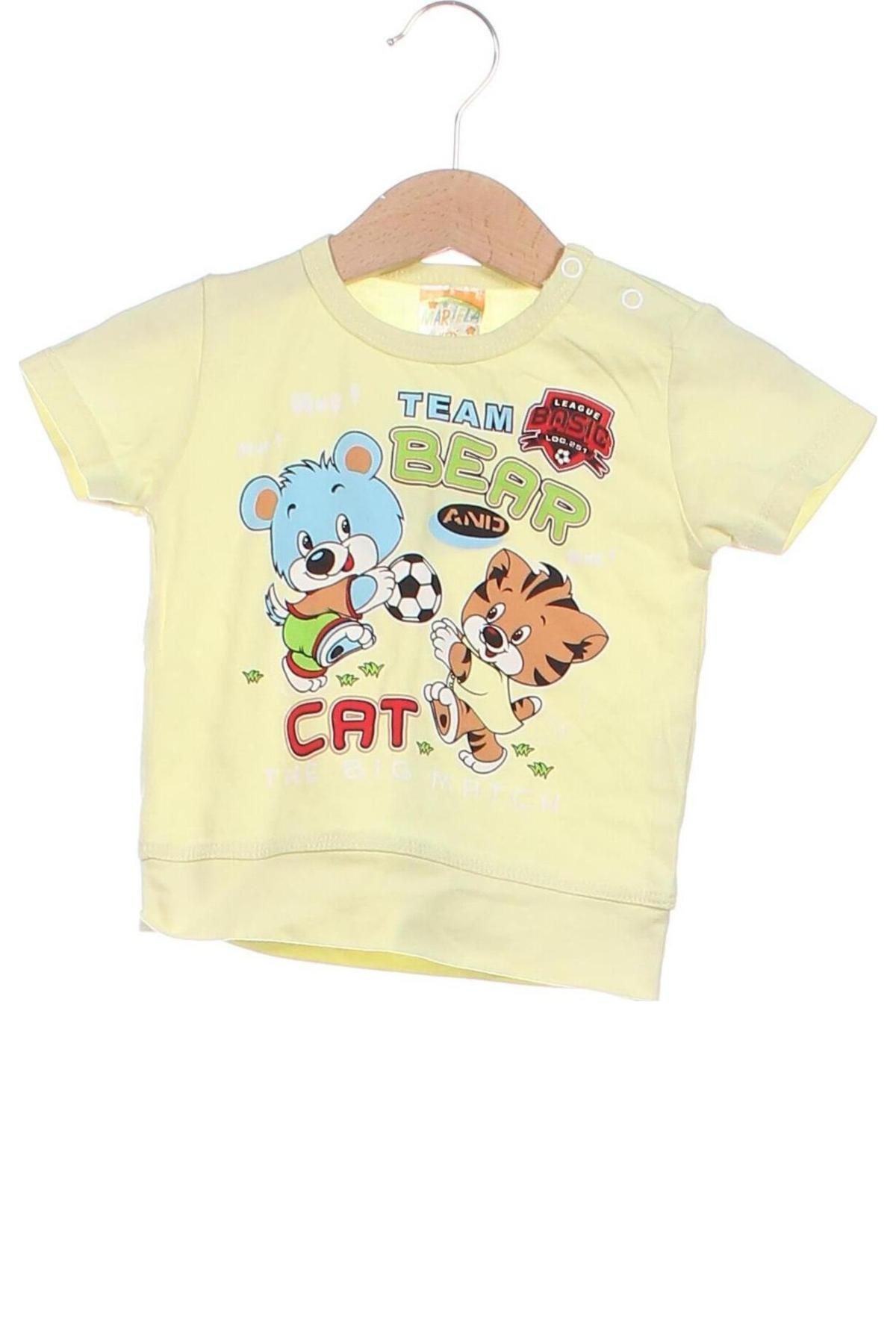 Kinder T-Shirt MW, Größe 9-12m/ 74-80 cm, Farbe Gelb, Preis € 3,99