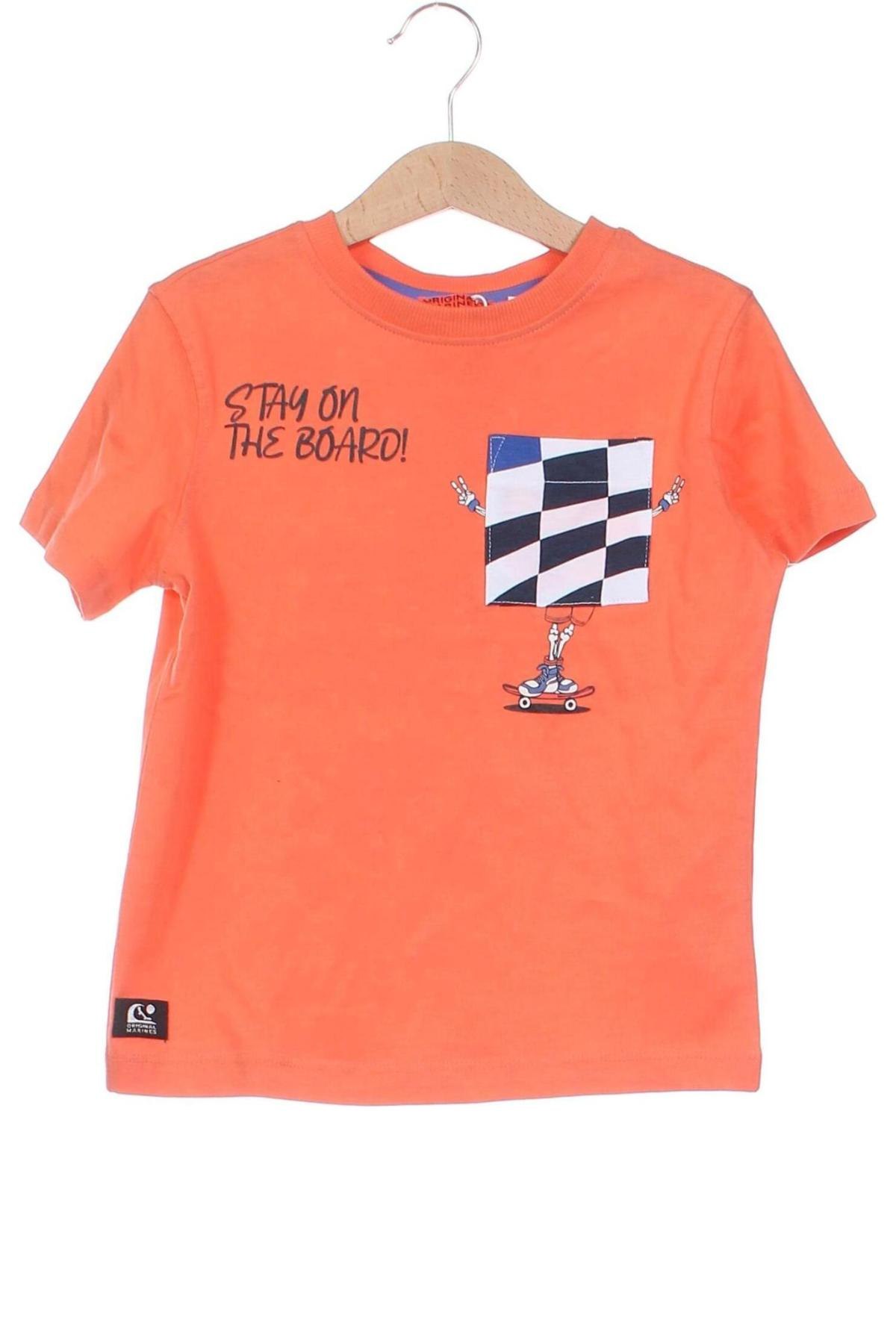 Kinder T-Shirt Original Marines, Größe 4-5y/ 110-116 cm, Farbe Orange, Preis € 17,00