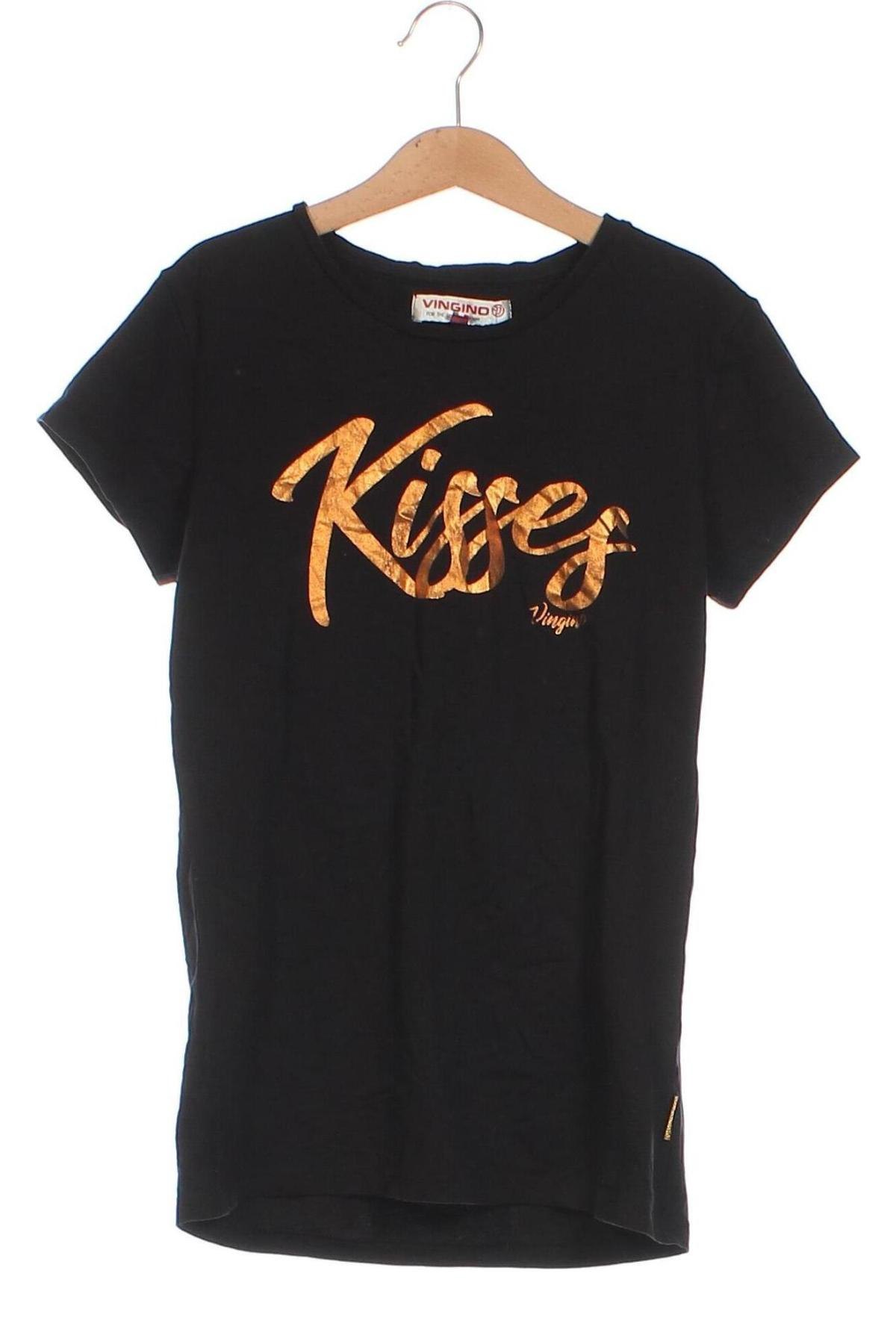 Kinder T-Shirt Vingino, Größe 13-14y/ 164-168 cm, Farbe Schwarz, Preis 4,99 €