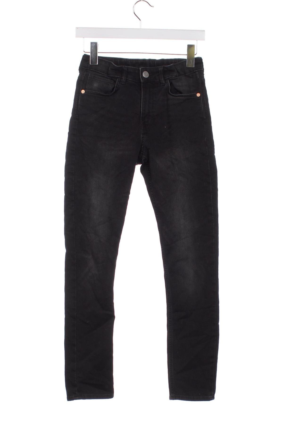 Kinderjeans H&M, Größe 11-12y/ 152-158 cm, Farbe Schwarz, Preis € 6,99