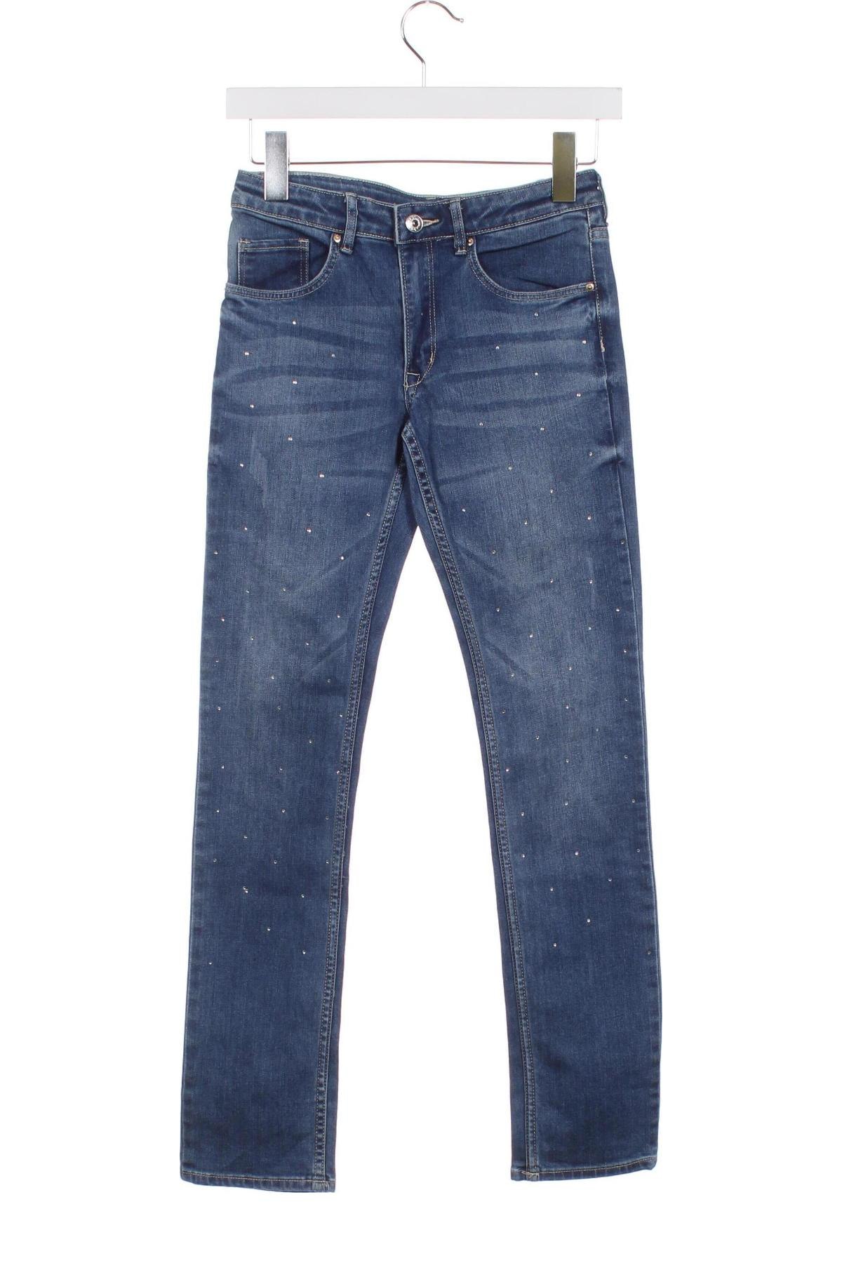 Dziecięce jeansy H&M, Rozmiar 10-11y/ 146-152 cm, Kolor Niebieski, Cena 70,99 zł