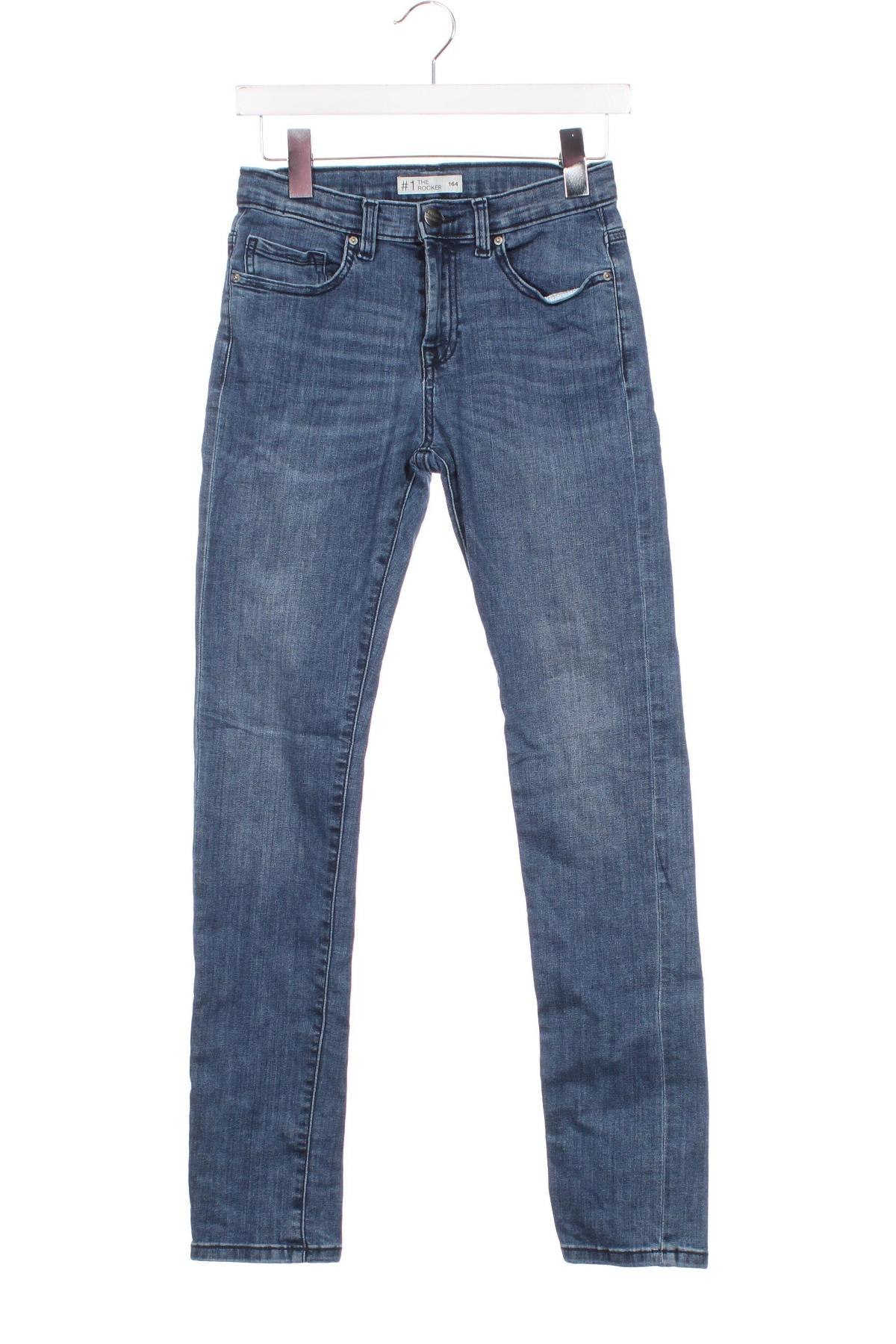 Kinderjeans Cubus, Größe 13-14y/ 164-168 cm, Farbe Blau, Preis € 6,99