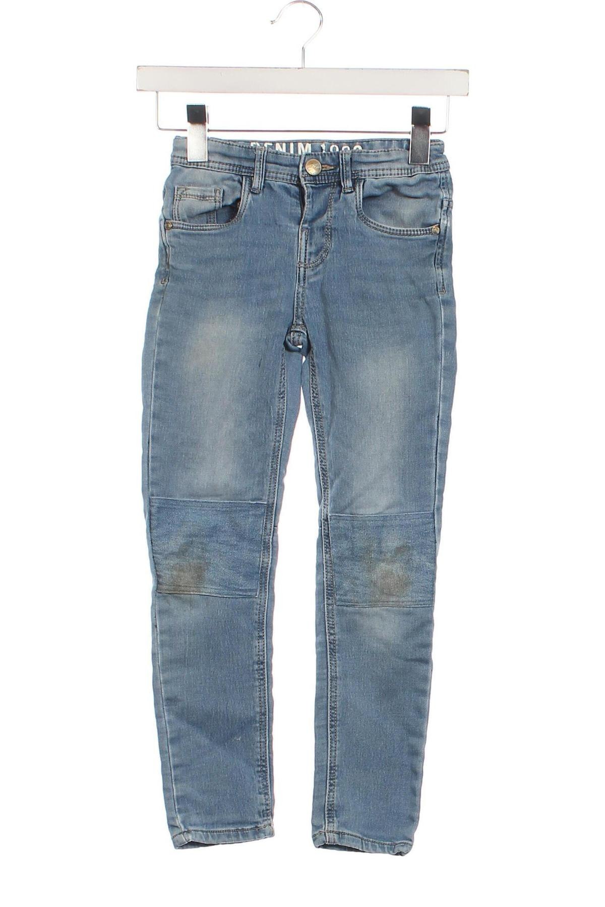 Blugi pentru copii Denim 1982, Mărime 7-8y/ 128-134 cm, Culoare Albastru, Preț 79,80 Lei