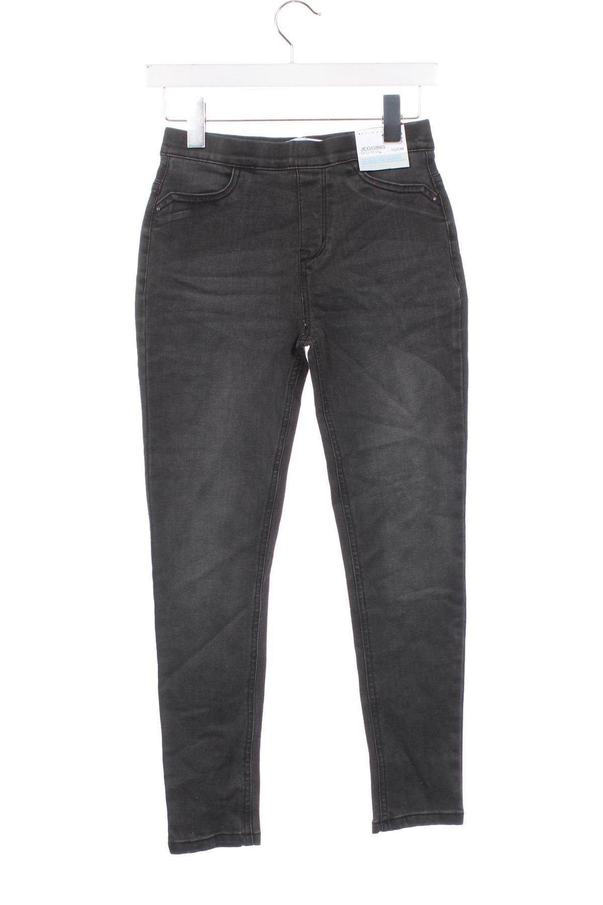 Detské džínsy  Denim Co., Veľkosť 11-12y/ 152-158 cm, Farba Sivá, Cena  7,45 €